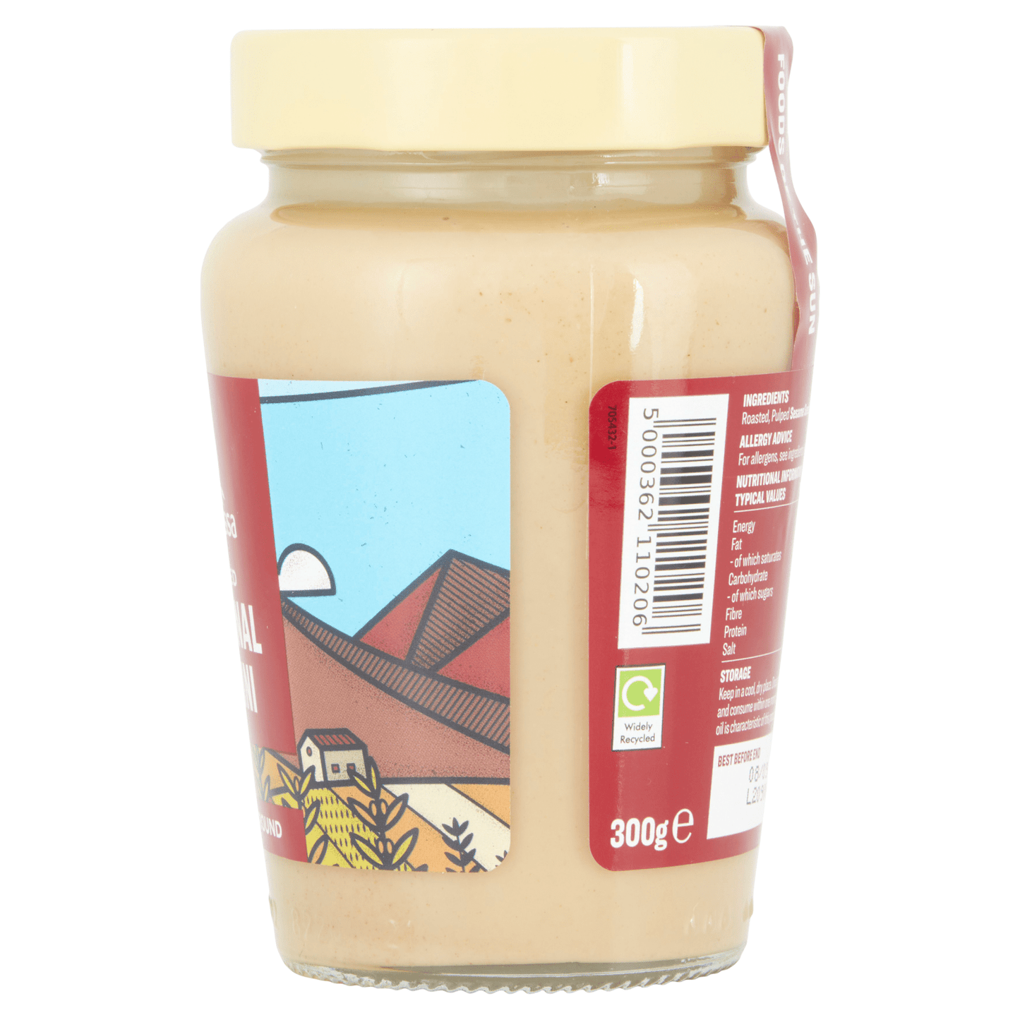 Cypressa Hulled Original Tahini 300g - UK Food & Drink - 5000362110206