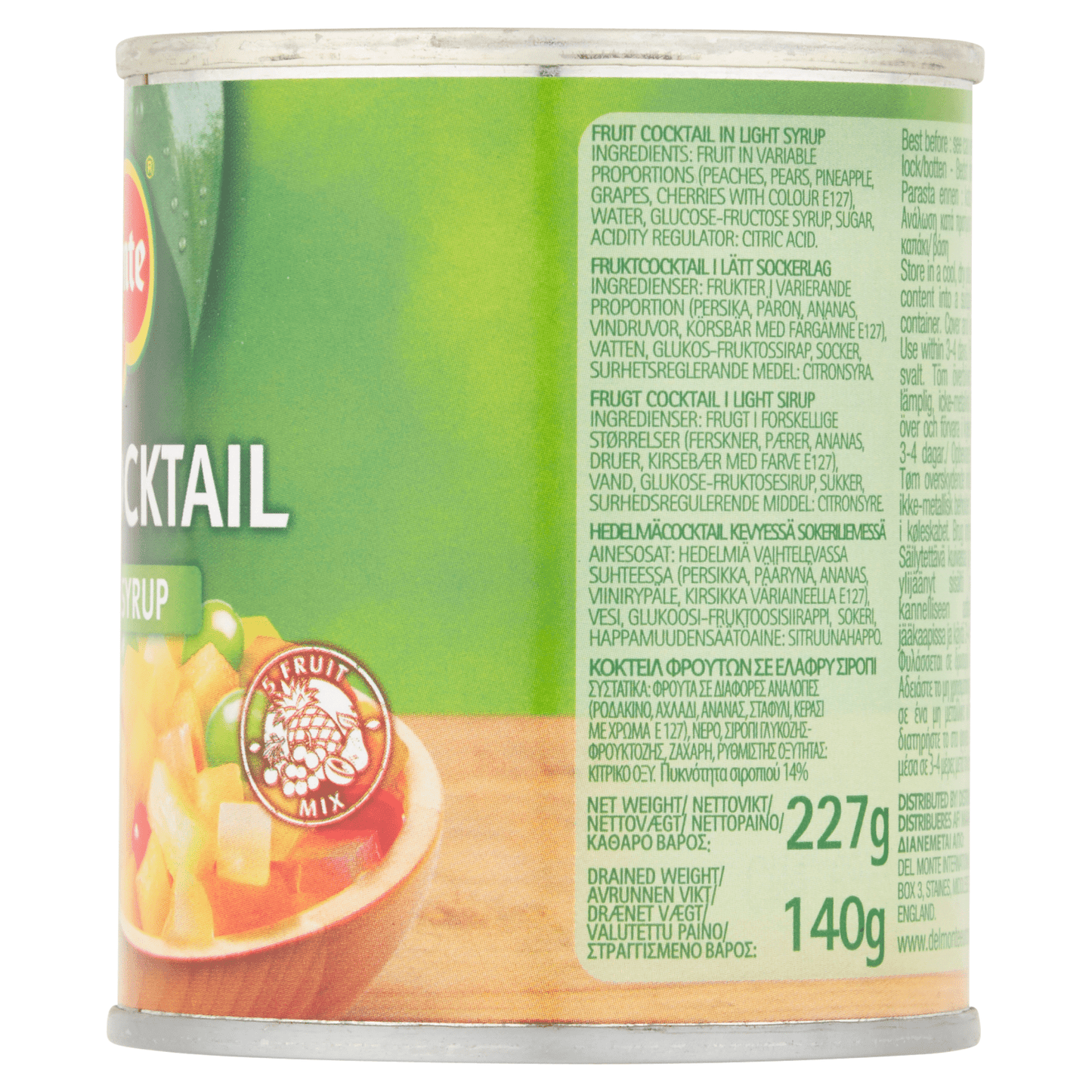 Del Monte Fruit Cocktail in Light Syrup 227g - UK Food & Drink - 24000011477