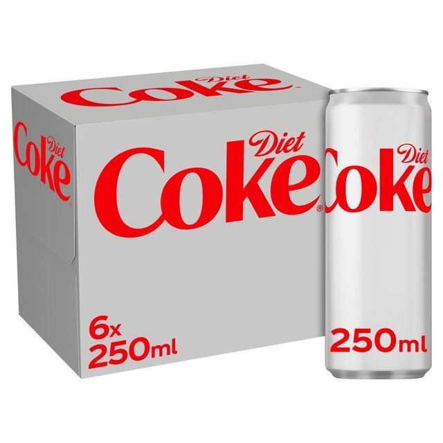 Diet Coke 6 x 250ml - UK Food & Drink - 5449000043689