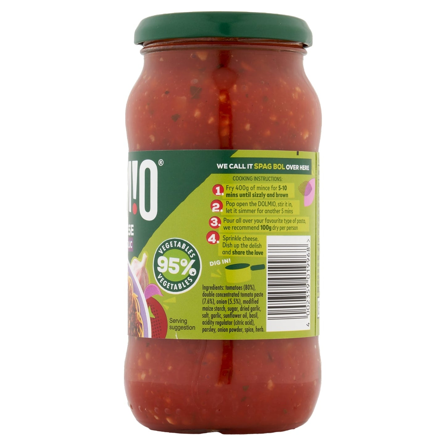 Dolmio Bolognese Onion & Garlic Sauce for Bolognese 450g - UK Food & Drink - 4002359019968