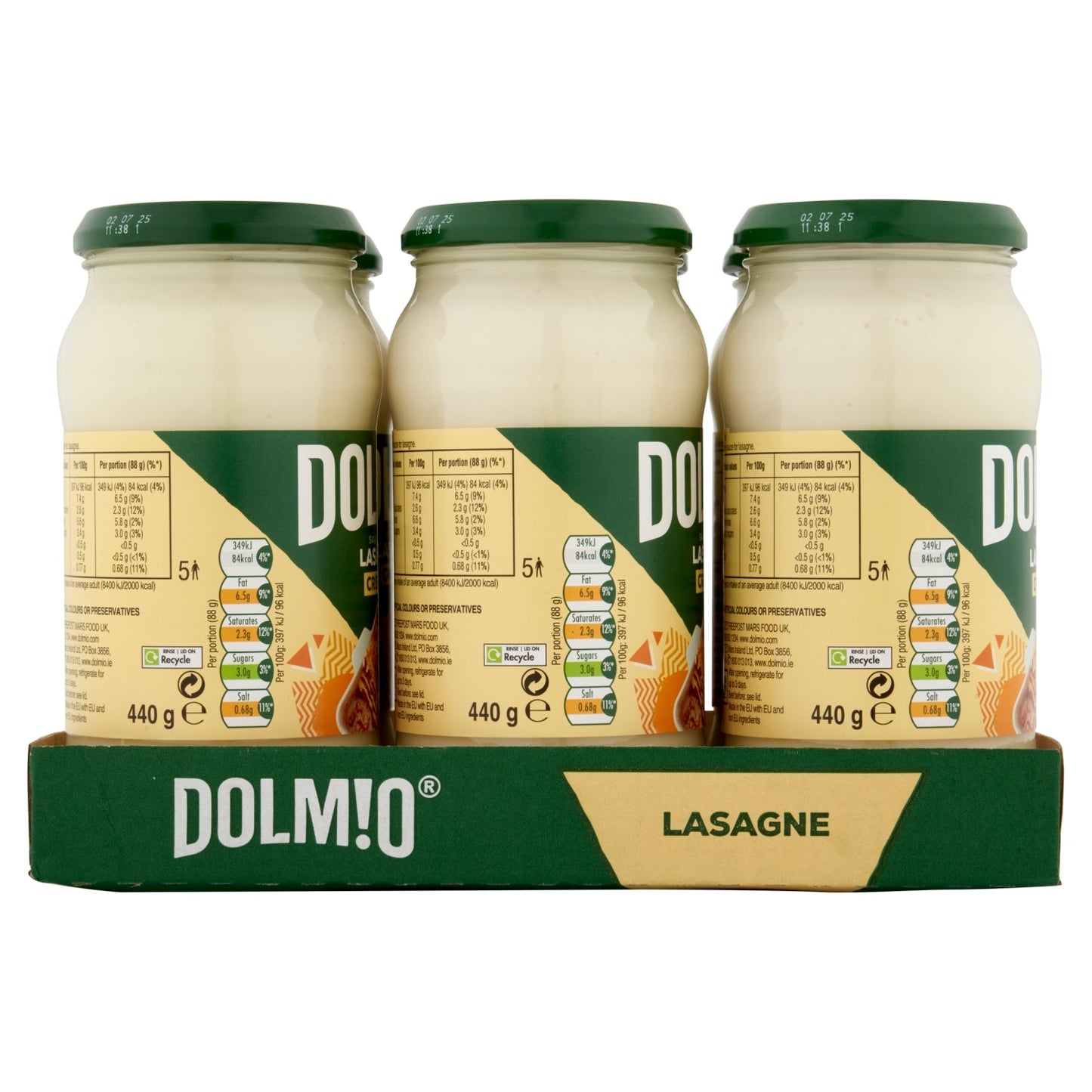 Dolmio Creamy Sauce for Lasagne 440g - UK Food & Drink - 4002359020223