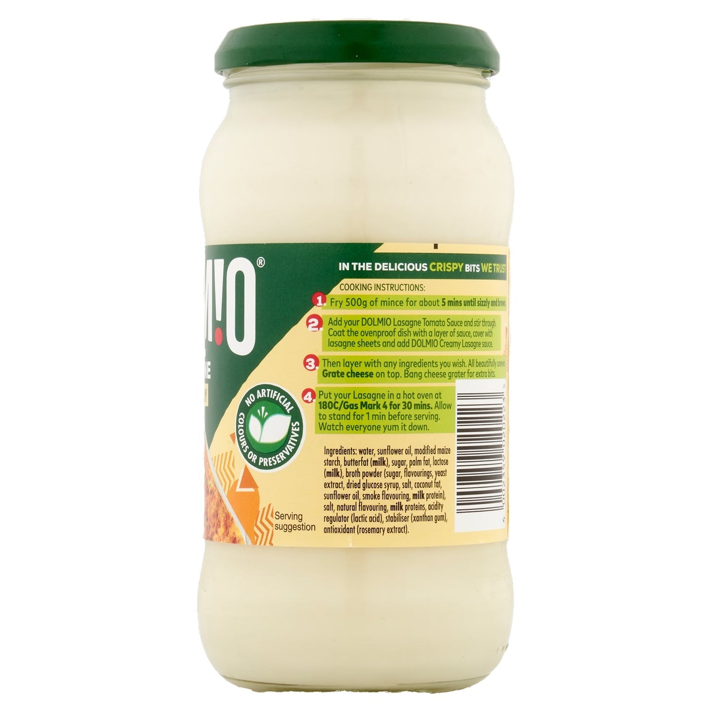 Dolmio Creamy Sauce for Lasagne 440g - UK Food & Drink - 4002359020223