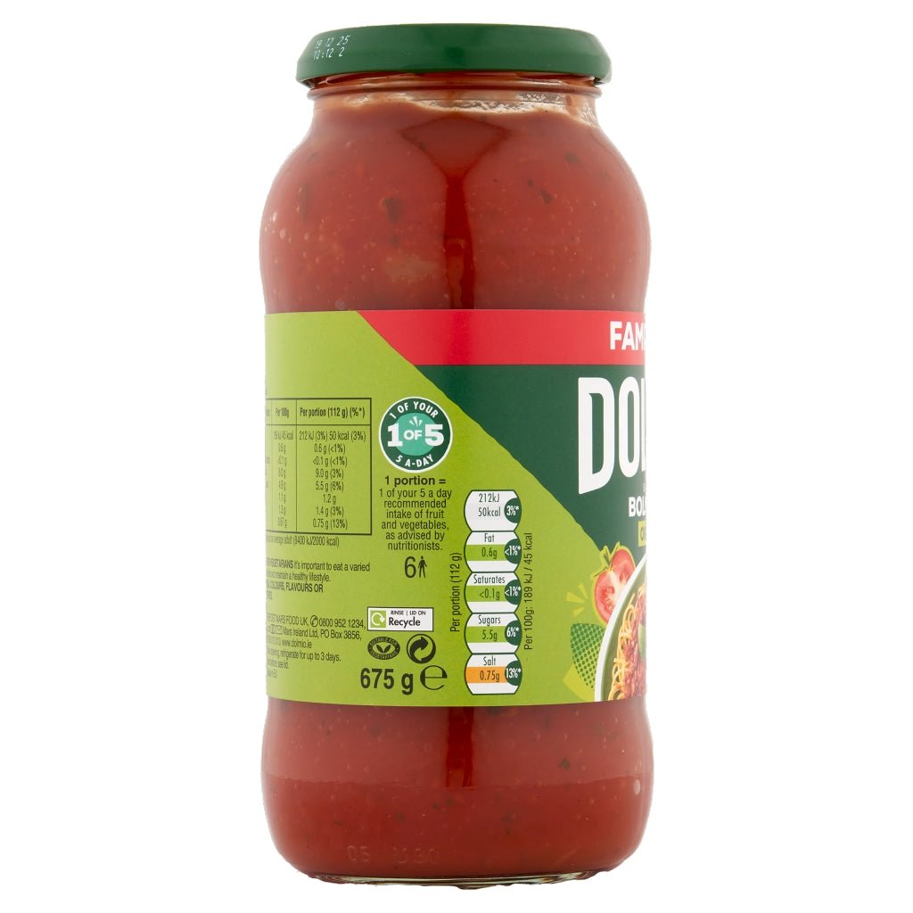 Dolmio Original Sauce for Bolognese 675g - UK Food & Drink - 4002359020315