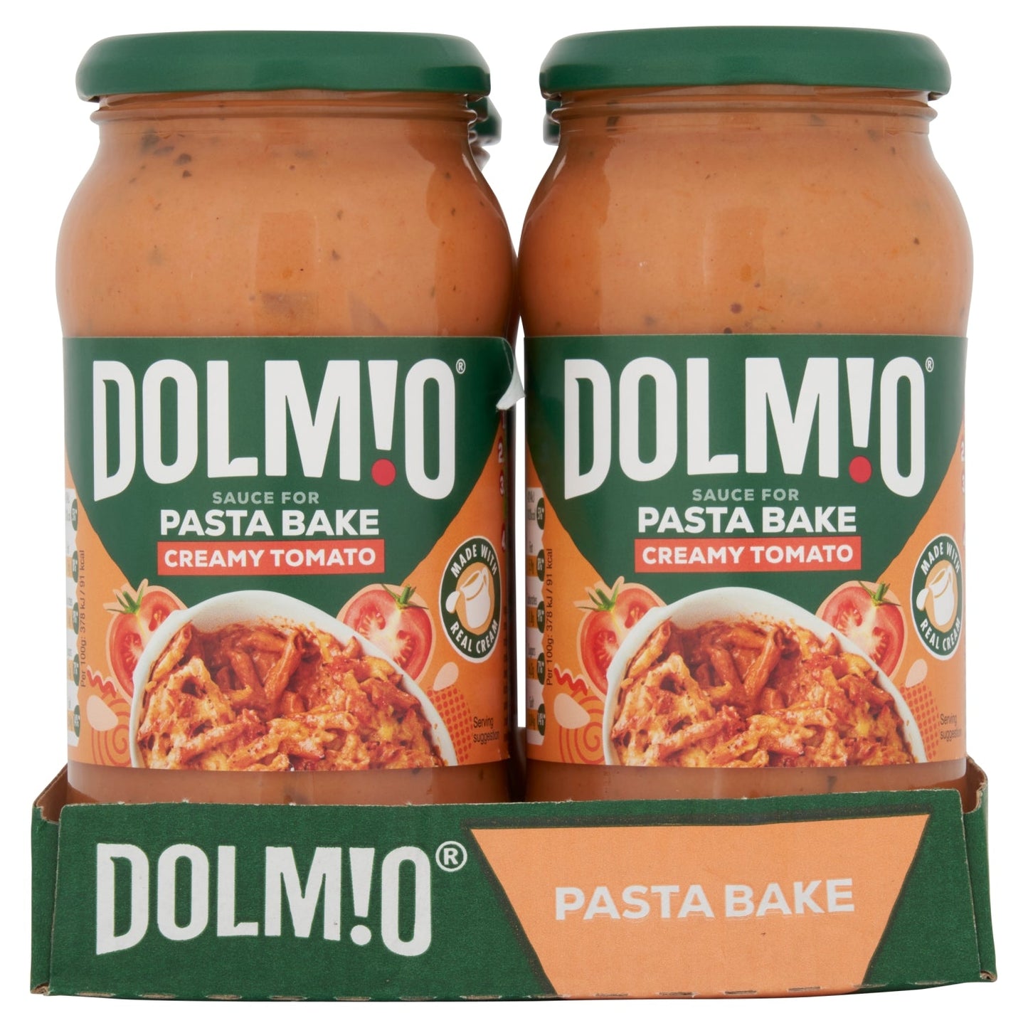 Dolmio Sauce for Pasta Bake Creamy Tomato 450g - UK Food & Drink - 4002359020278