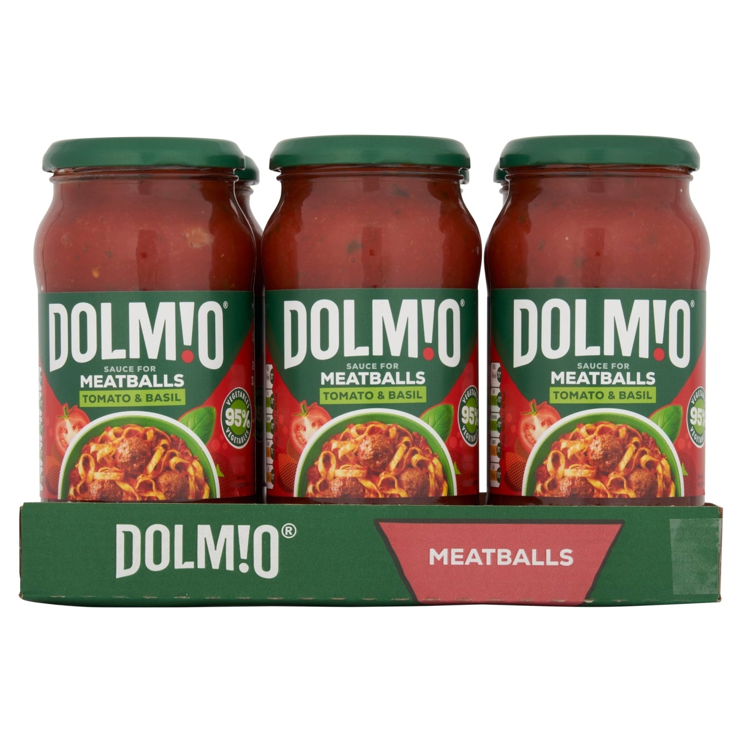 Dolmio Tomato & Basil Sauce for Meatballs 450g - UK Food & Drink - 4002359020292