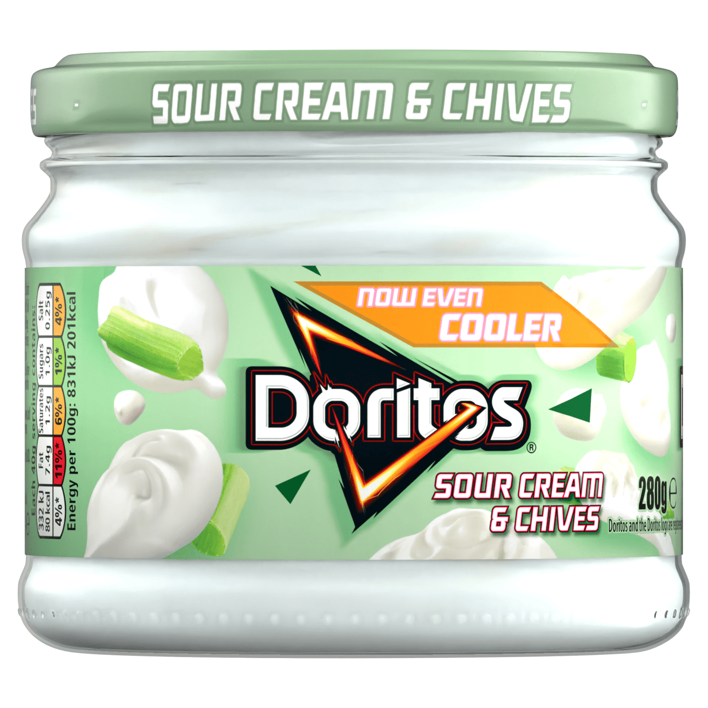 Doritos Cool Sour Cream & Chives Sharing Dip 280g - UK Food & Drink - 5000328014845