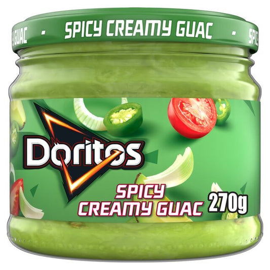 Doritos Spicy Creamy Guacamole Sharing Dip 270g - UK Food & Drink - 5000328019857