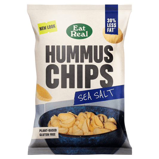 Eat Real Hummus Chips Sea Salt 110g - UK Food & Drink - 5060878780362