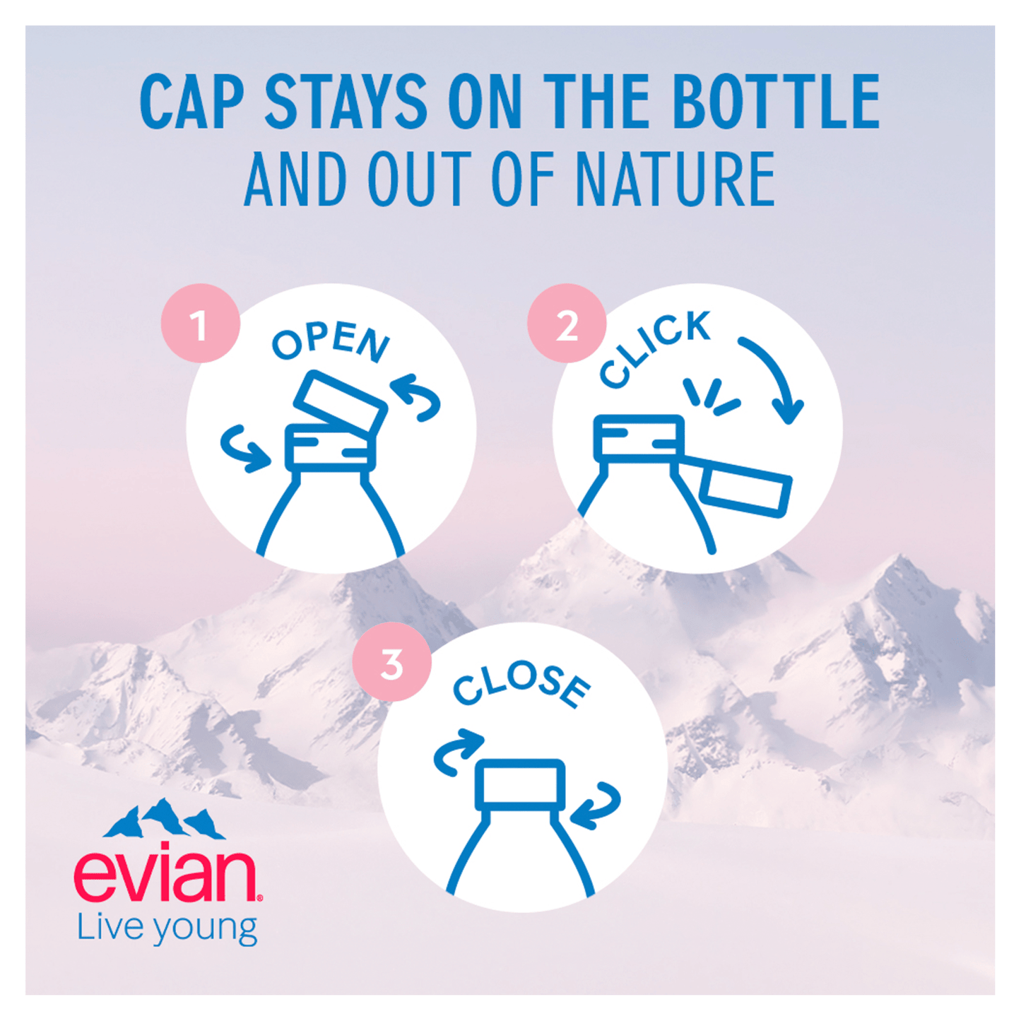 Evian Natural Mineral Water 50cl - UK Food & Drink - 3068320055008