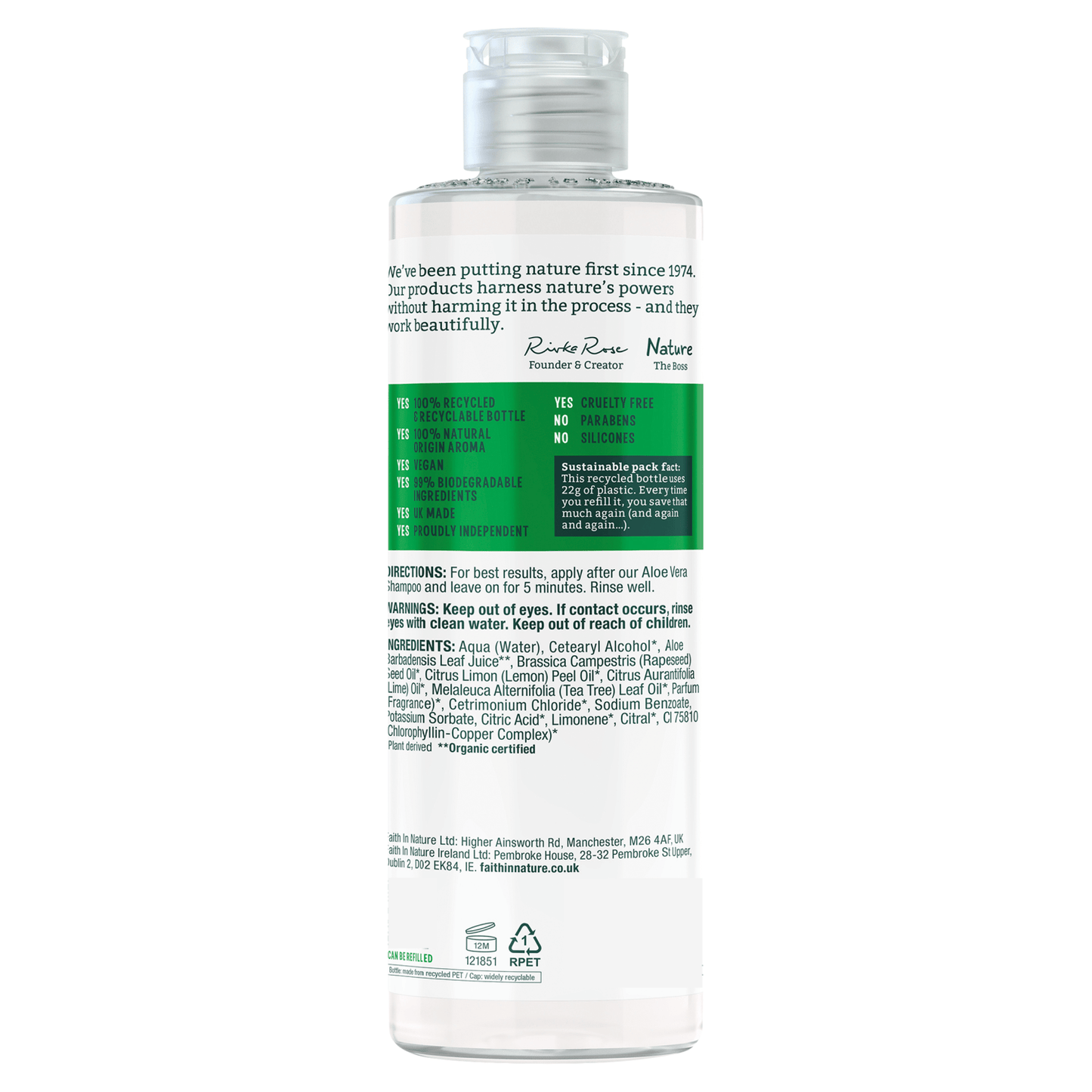 Faith in Nature Aloe Vera Conditoner - UK Food & Drink - 708002400520