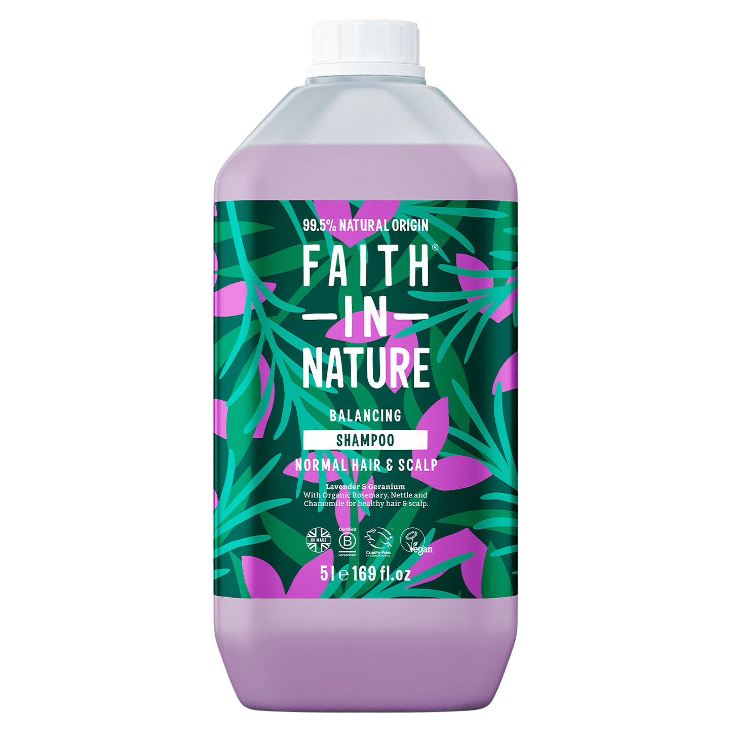 Faith in Nature Shampoo Lavender & Geranium 5l - UK Food & Drink - 708002900419