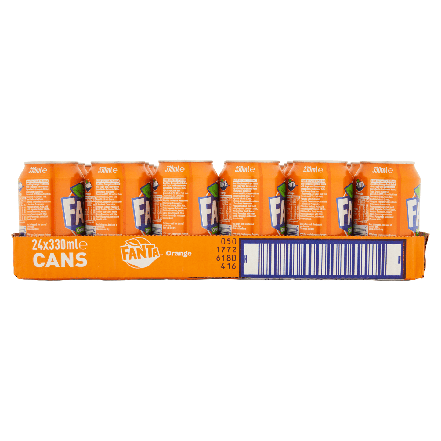 Fanta Orange 330ml - UK Food & Drink - 5449000011527