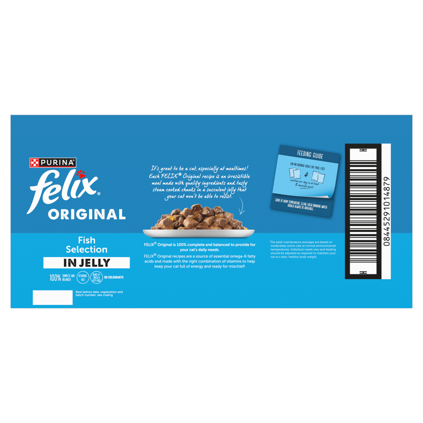 Felix Original Fish Selection in Jelly 40 x 85g (3.4kg) - UK Food & Drink - 8445291014879