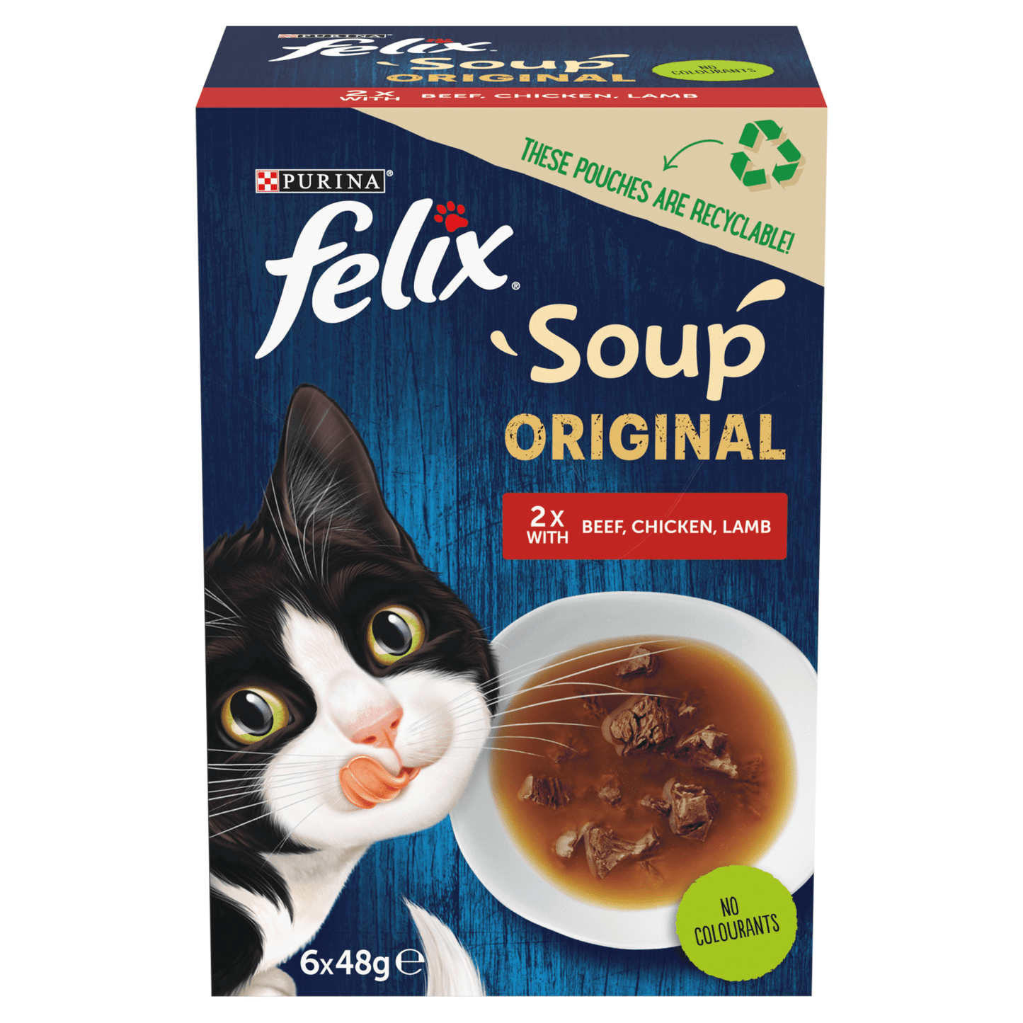 Felix Soup Original 6 x 48g (288g) - UK Food & Drink - 7613036629751