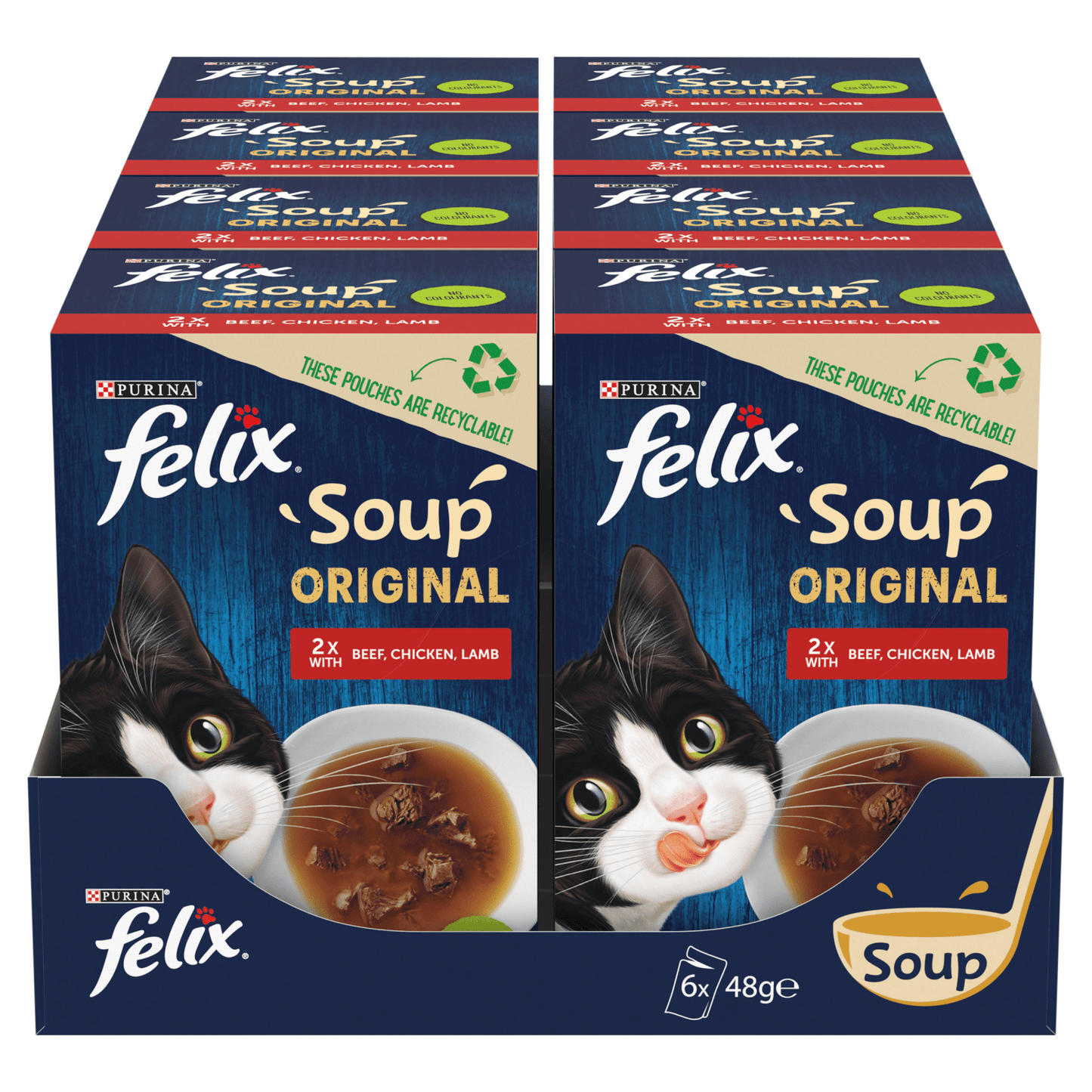 Felix Soup Original 6 x 48g (288g) - UK Food & Drink - 7613036629751