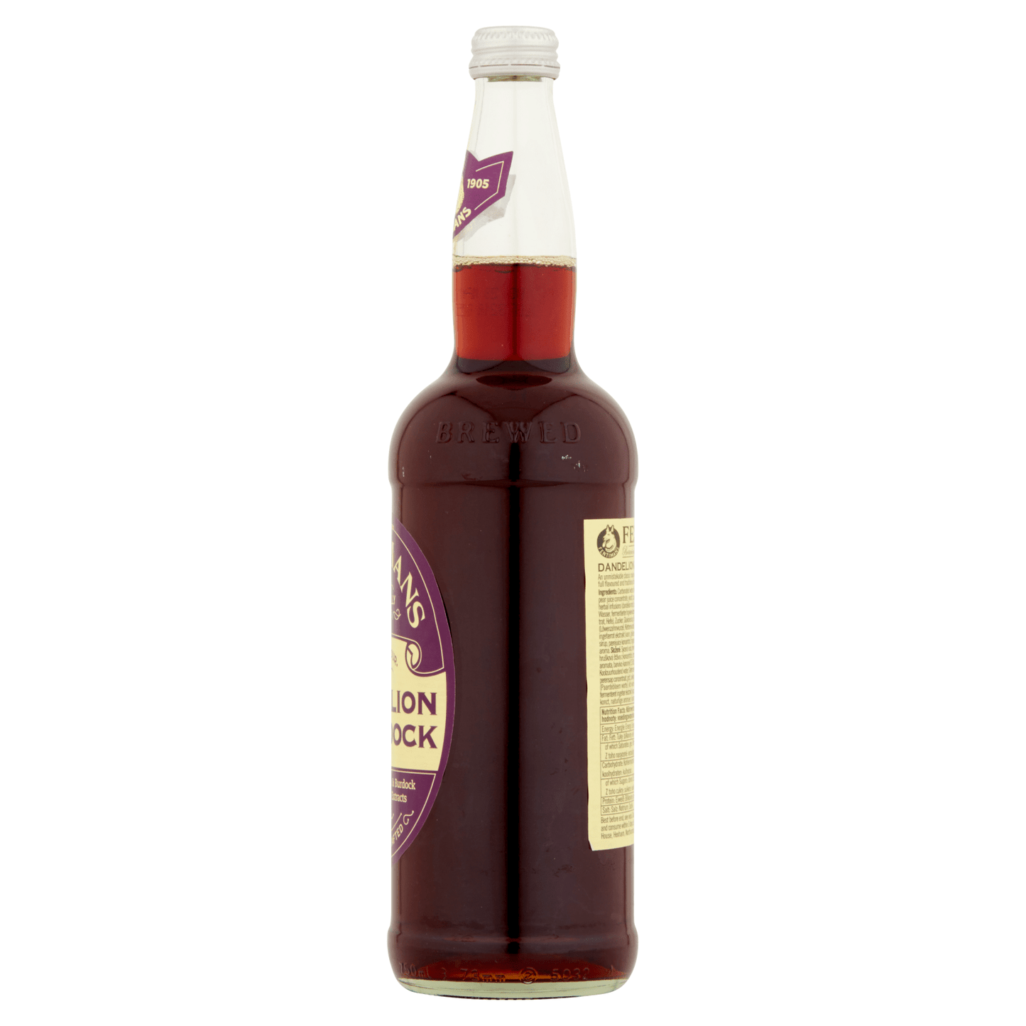 Fentimans Classic Dandelion & Burdock 750ml - UK Food & Drink - 5029396738828