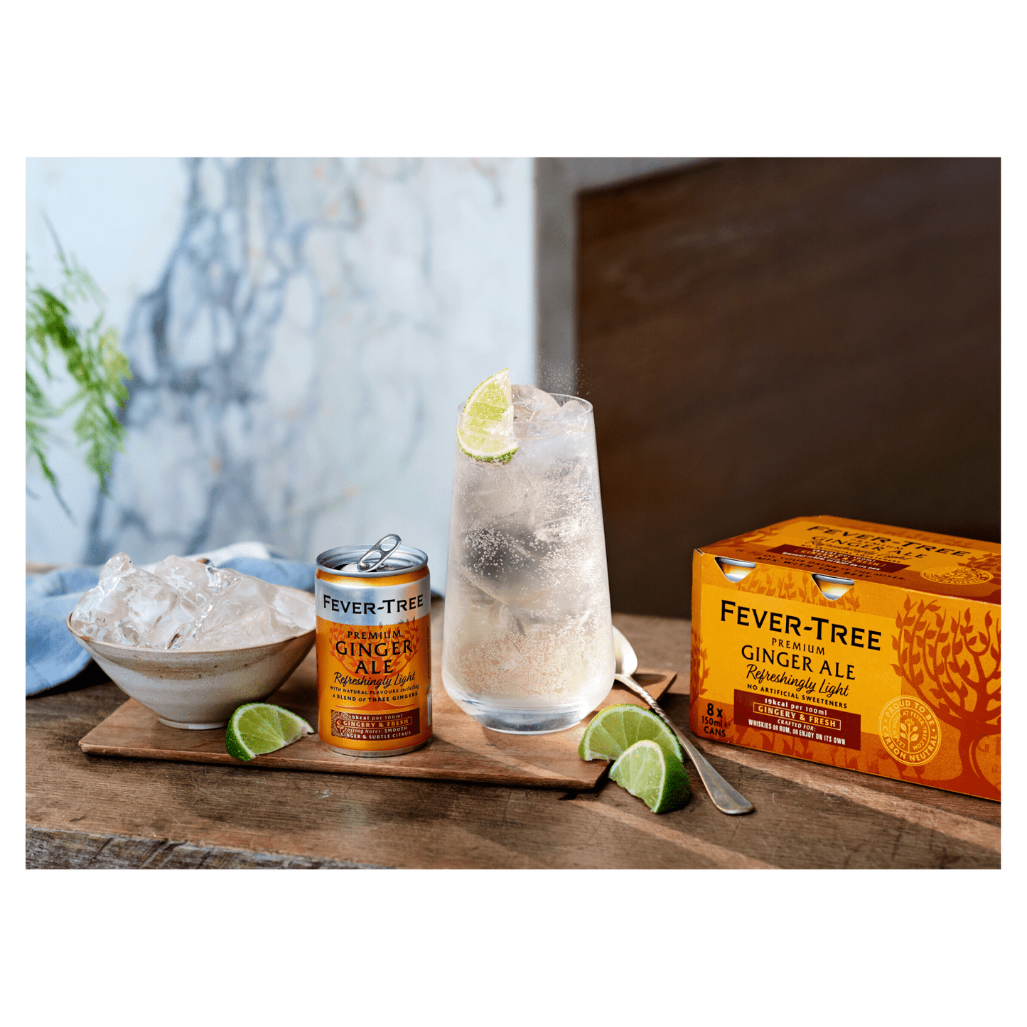 Fever - Tree Premium Ginger Ale 8 x 150ml - UK Food & Drink - 5060605060019