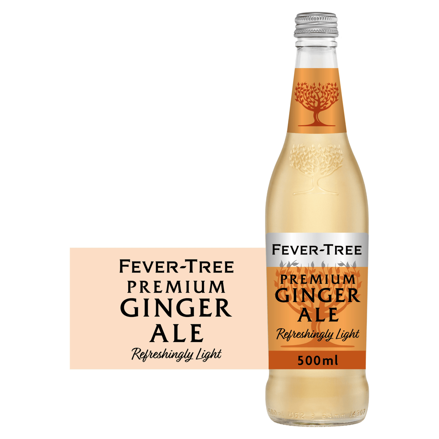 Fever - Tree Premium Ginger Ale Refreshingly Light 500ml - UK Food & Drink - 5060108451635
