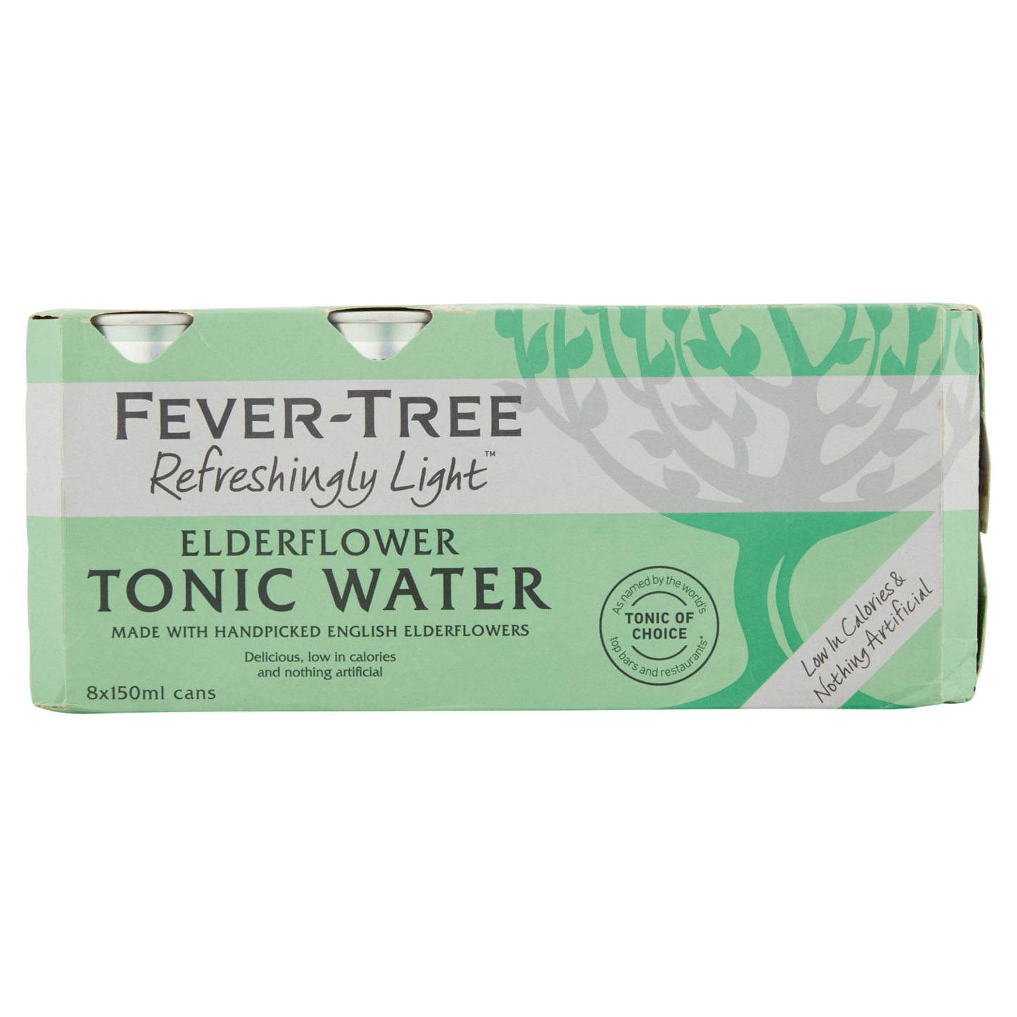Fever - Tree Refreshingly Light Elderflower Tonic Water 8 x 150ml - UK Food & Drink - 5060108452113