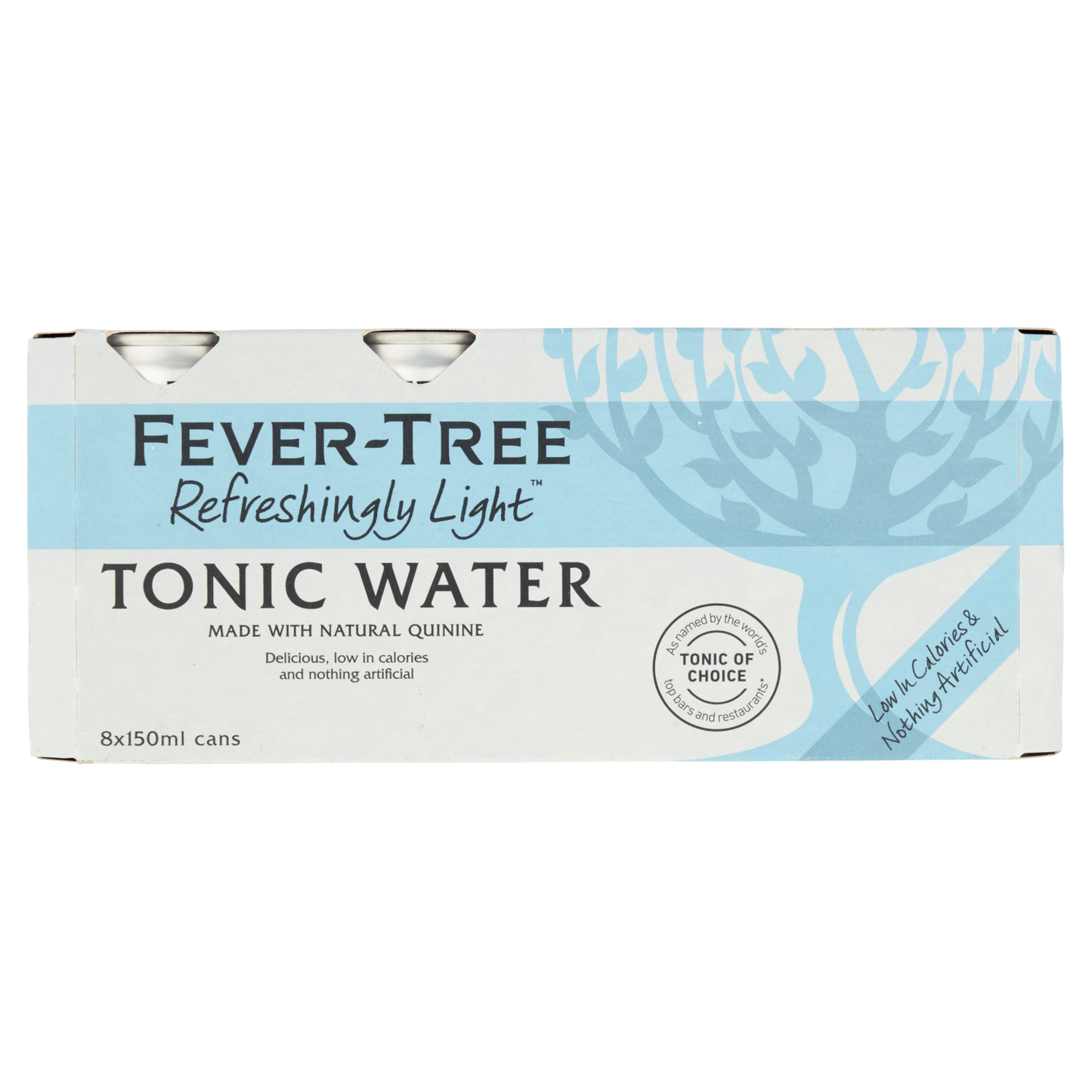 Fever - Tree Refreshingly Light Tonic Water 8 x 150ml - UK Food & Drink - 5060108450966