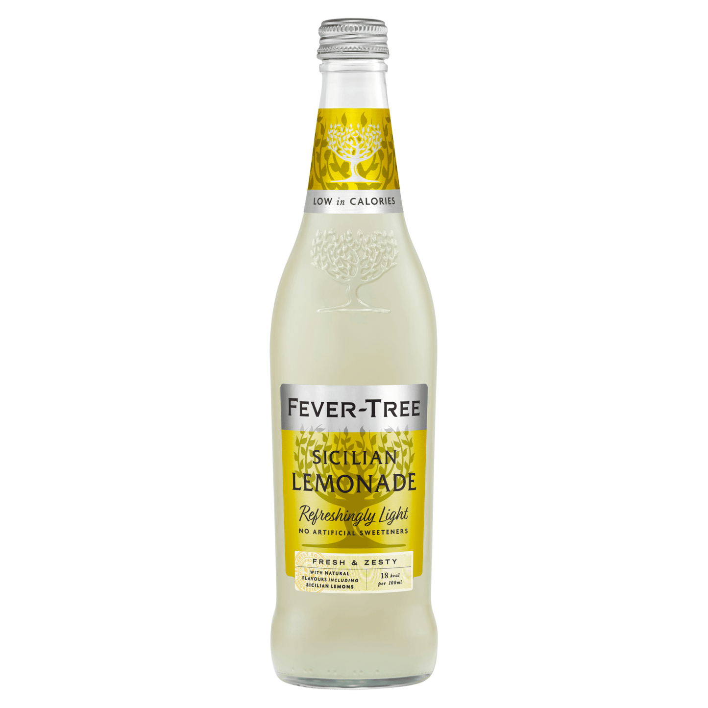 Fever - Tree Sicilian Lemonade Refreshing Light 500ml - UK Food & Drink - 5060108451659
