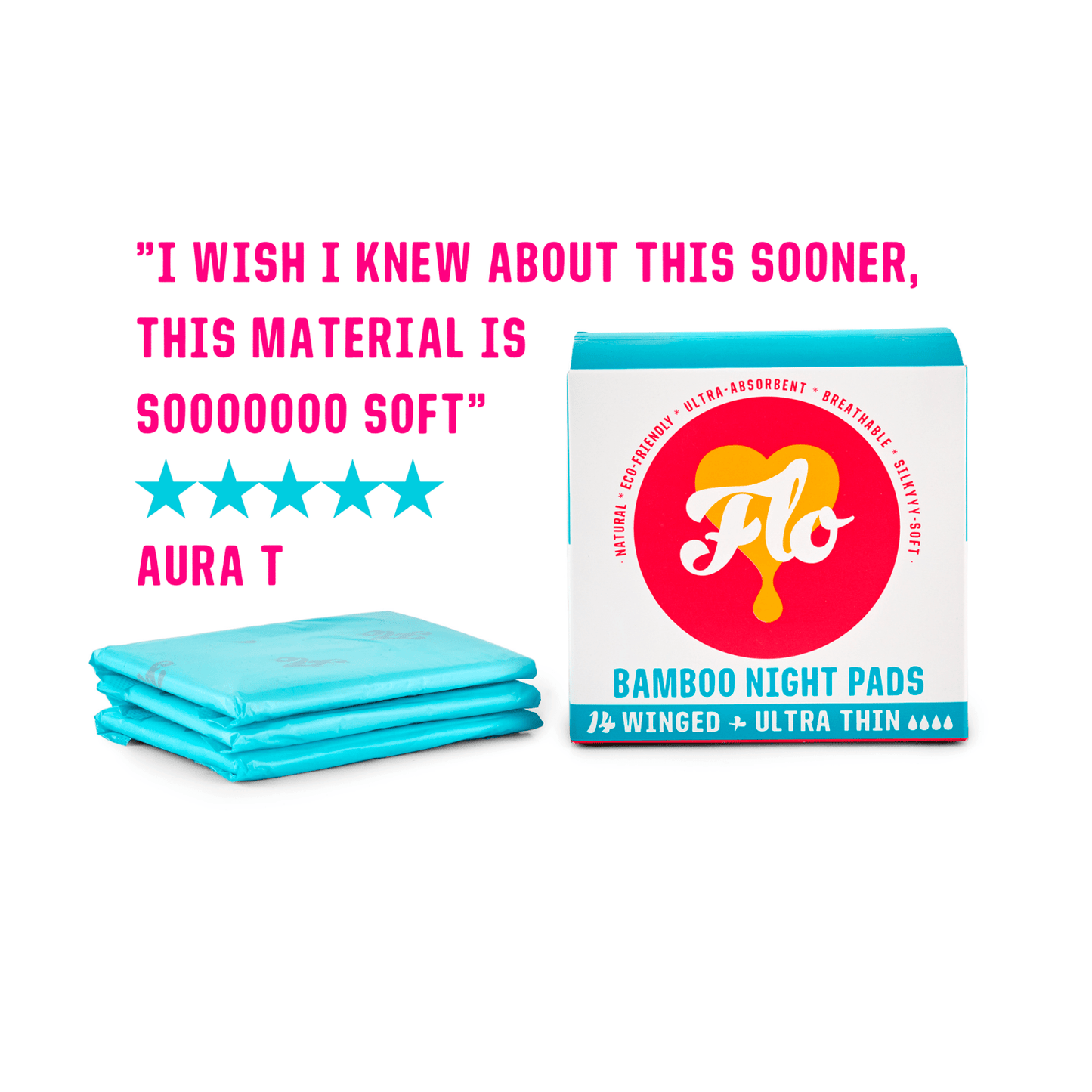 Flo Bamboo Night Pads - UK Food & Drink - 5060630100650