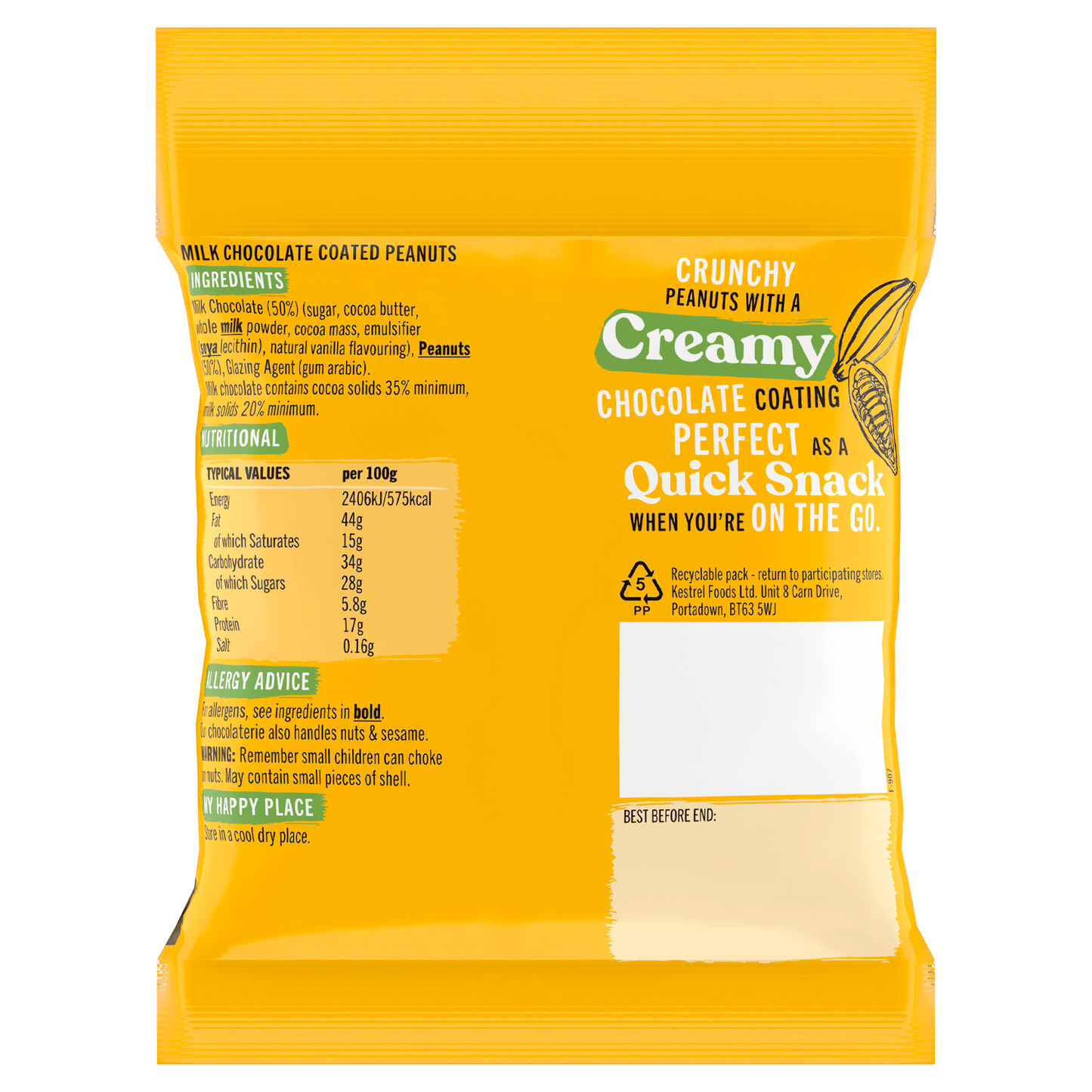 Forest Feast Milk Chocolate Peanuts - UK Food & Drink - 5022374058482