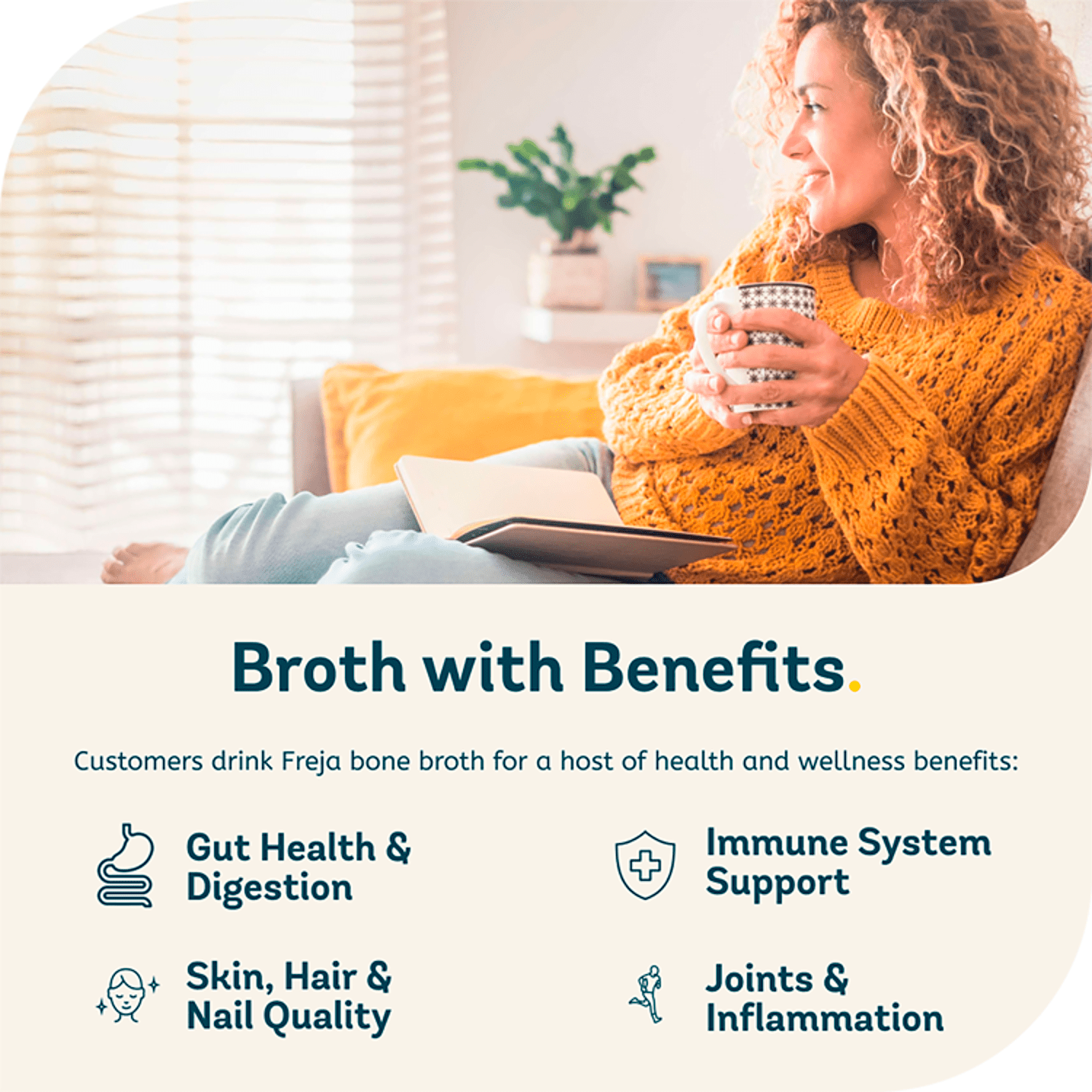 Freja Chicken Bone Broth 500ml - UK Food & Drink - 5070000140100