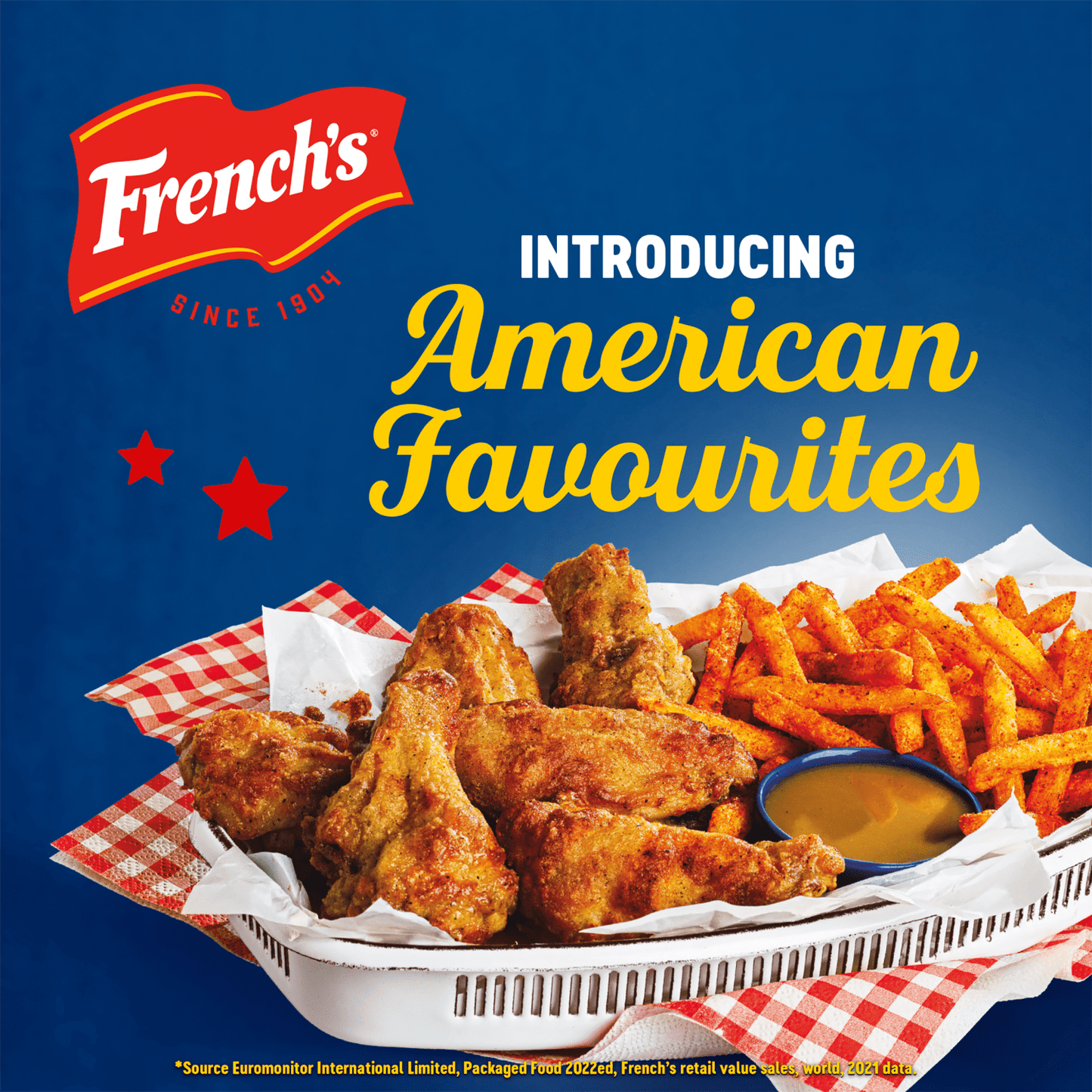 French's American Favourites Buttermilk Chicken with Gravy Mix & Fries Seasoning Recipe Kit 85g - UK Food & Drink - 41500012988