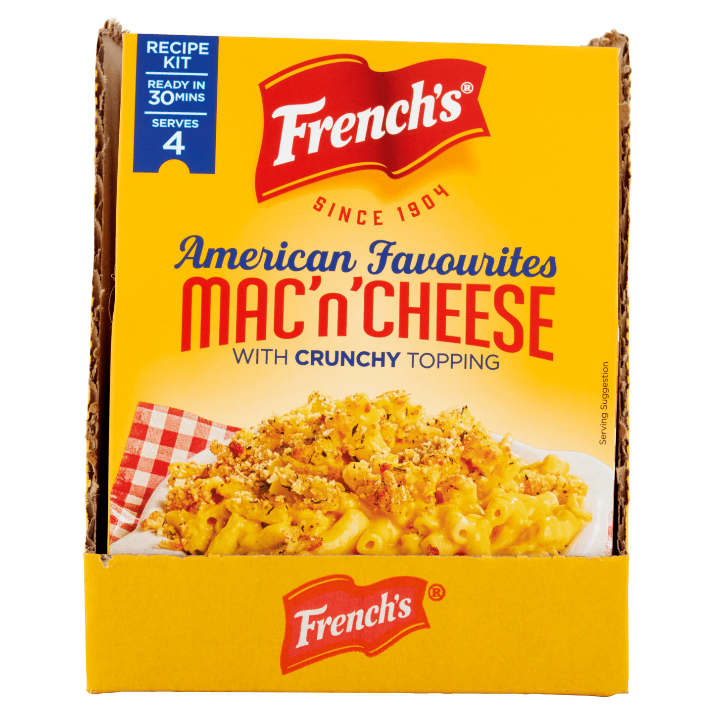 French's American Favourites Mac 'n' Cheese with Crunchy Topping Recipe Kit 115g - UK Food & Drink - 41500012971