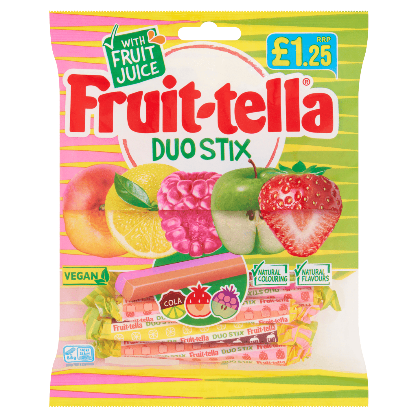 Fruit - tella Duo Stix 135g - UK Food & Drink - 8723400797807