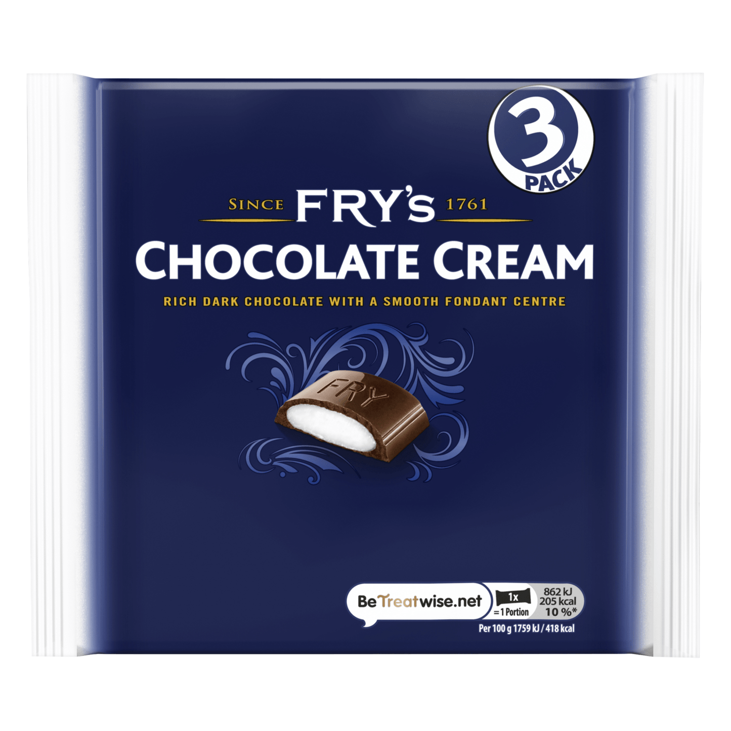 Fry's Cream Chocolate Chocolate Bar 0.147 Kg - UK Food & Drink - 7622210400970