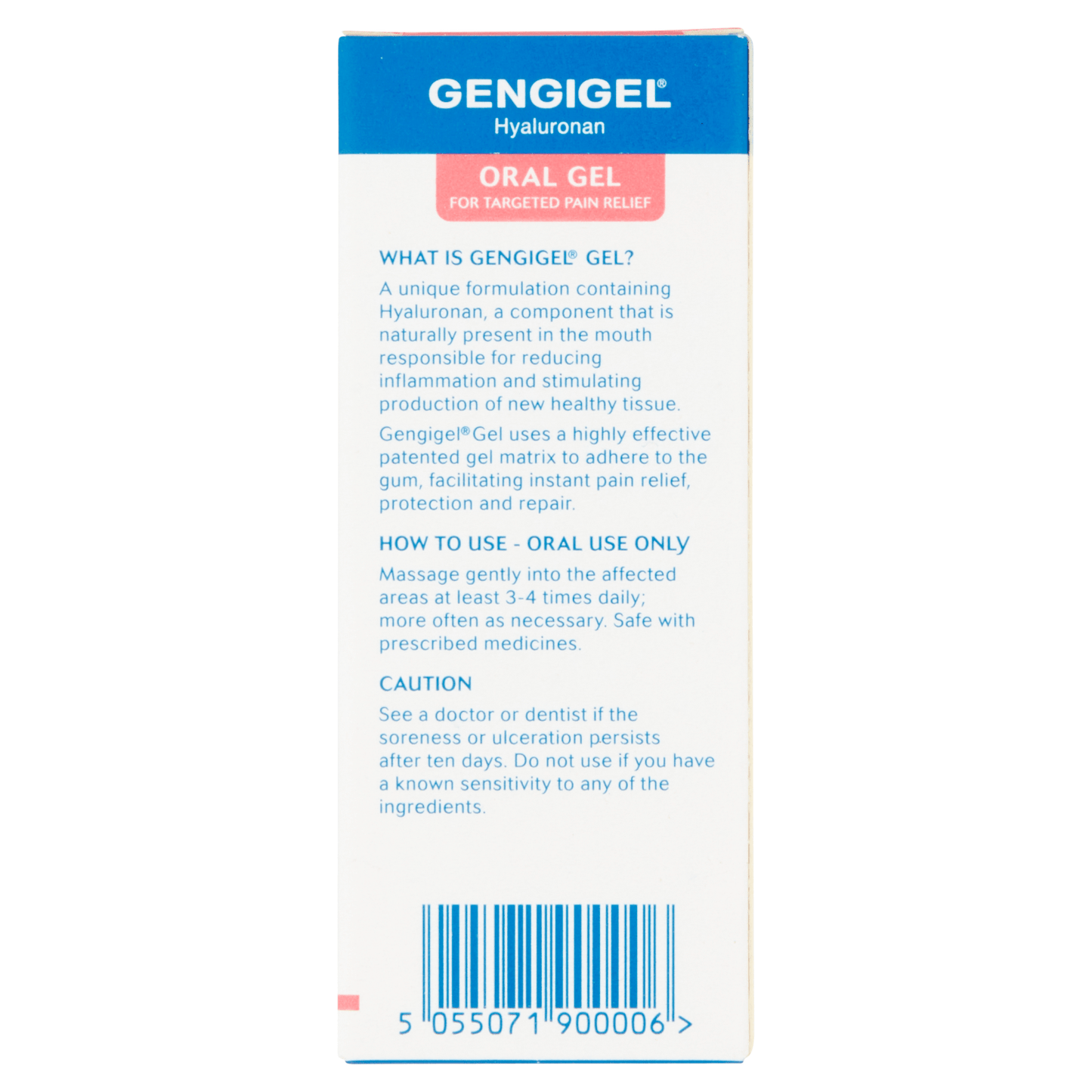Gengigel Toothgel - UK Food & Drink - 5055071900006