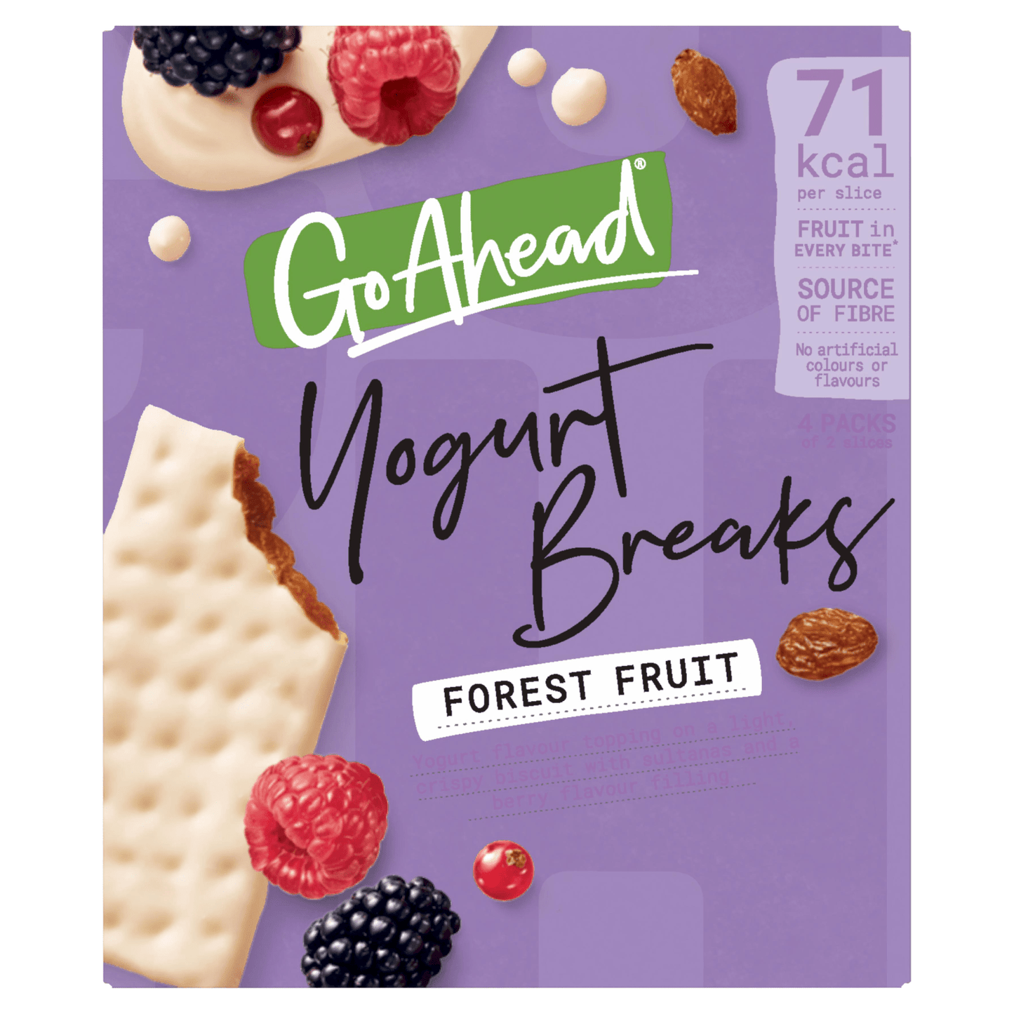 Go Ahead Yogurt Breaks Forest Fruit 142g - UK Food & Drink - 5000168038070