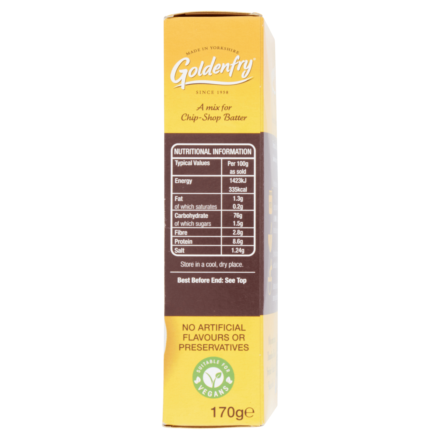 Goldenfry Chip - Shop Batter Mix 170g - UK Food & Drink - 5010105131016