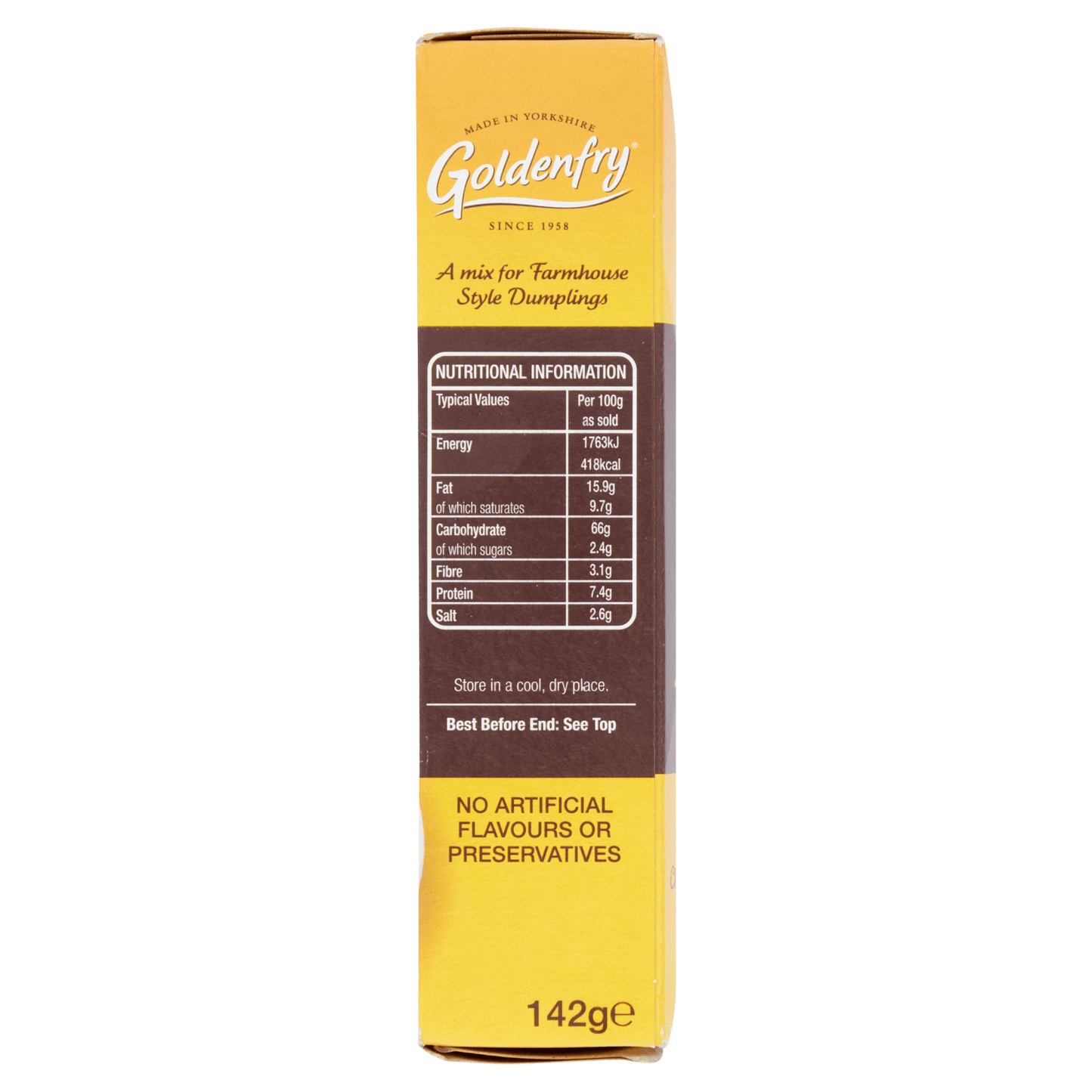 Goldenfry Farmhouse Style Dumpling Mix 142g - UK Food & Drink - 5010105133010