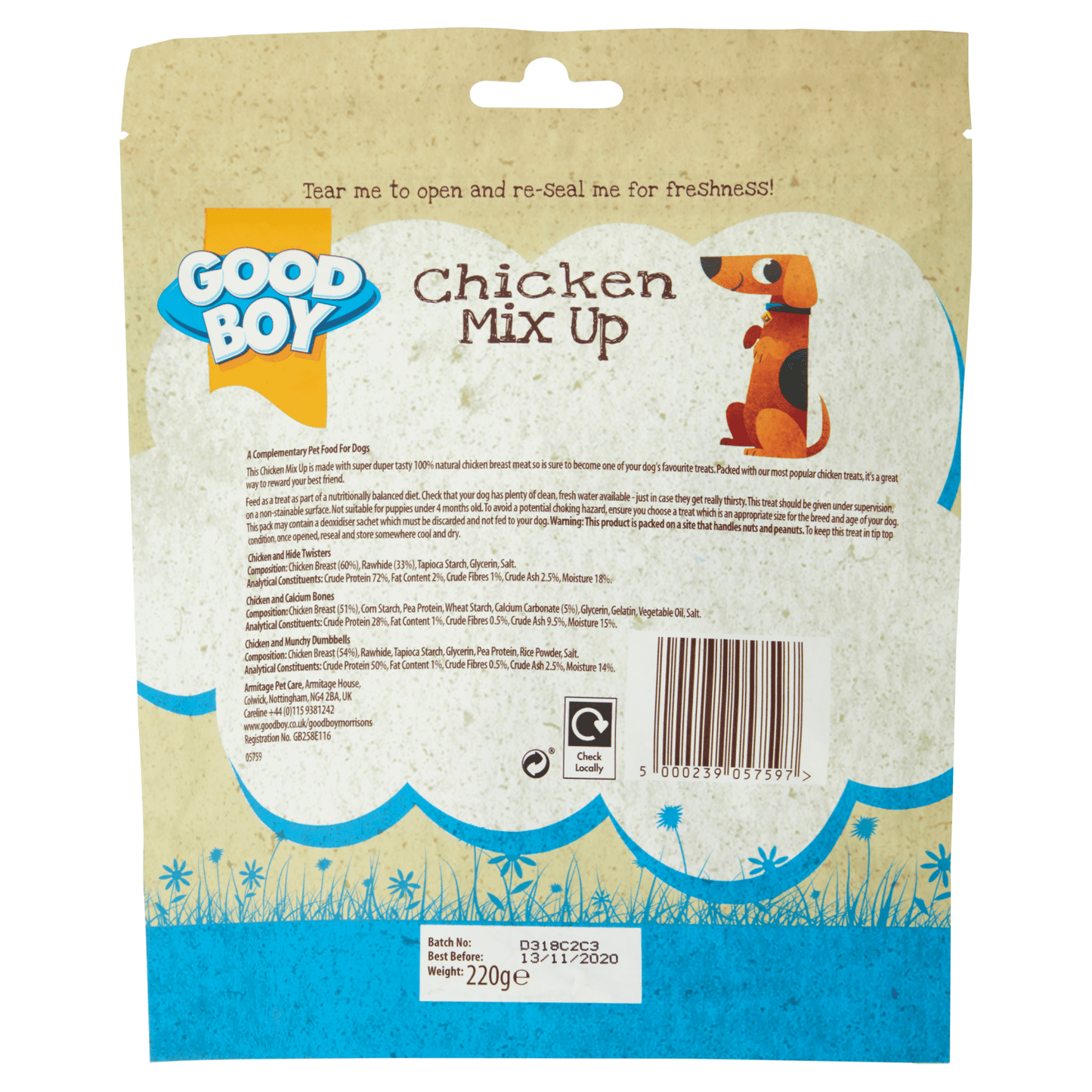 Good Boy Chicken Mix Up 220g - UK Food & Drink - 5000239057597
