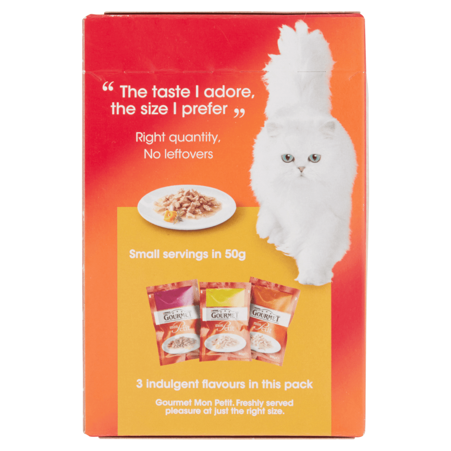 Gourmet Mon Petit Adult Cat Food with Duck, Chicken & Turkey 6 x 50g (300g) - UK Food & Drink - 7613034582324