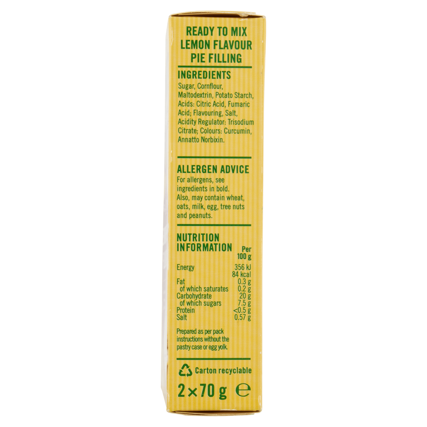 Green's Lemon Pie Filling 2 x 70g - UK Food & Drink - 5010142220902