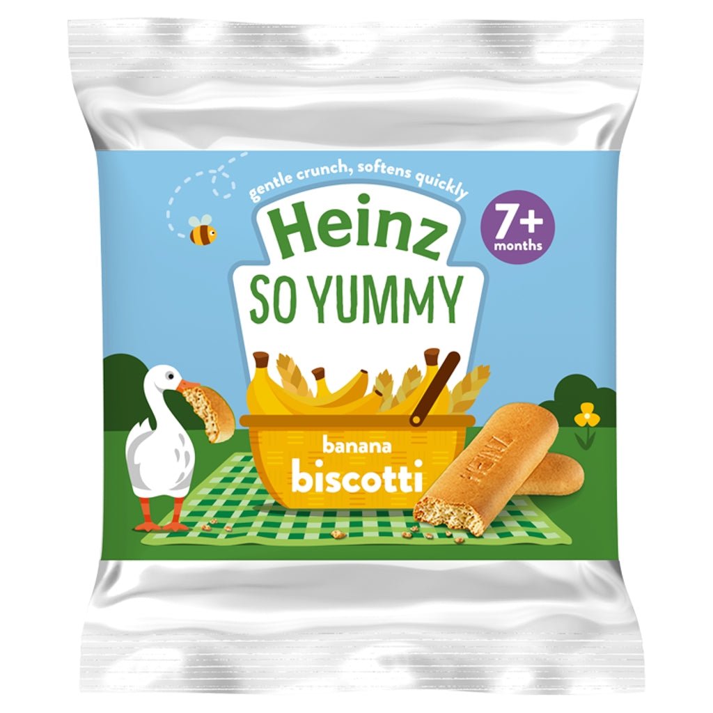 Heinz Banana Biscotti Snack 7+ Months 60g - UK Food & Drink - 5000157070609