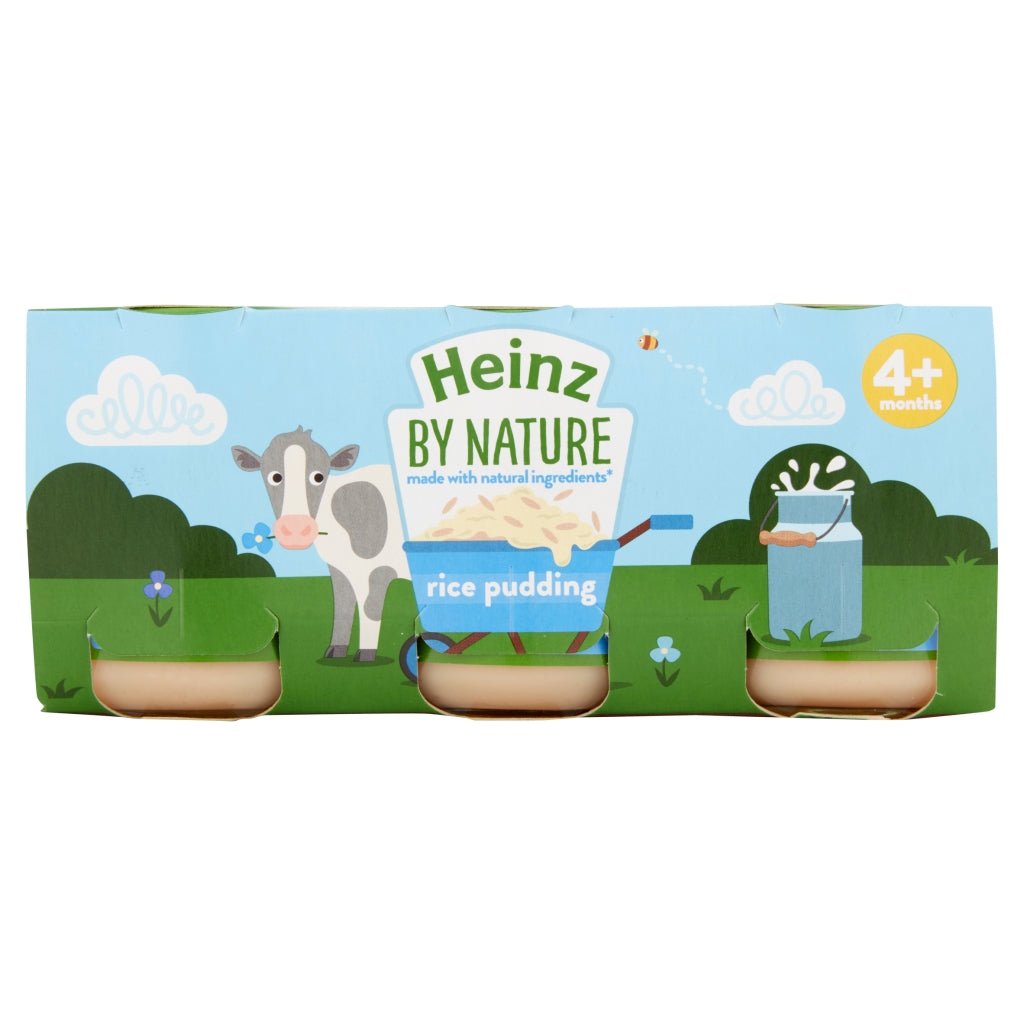 Heinz By Nature Rice Pudding 4+ Months 6 x 120g - UK Food & Drink - 5000157140166