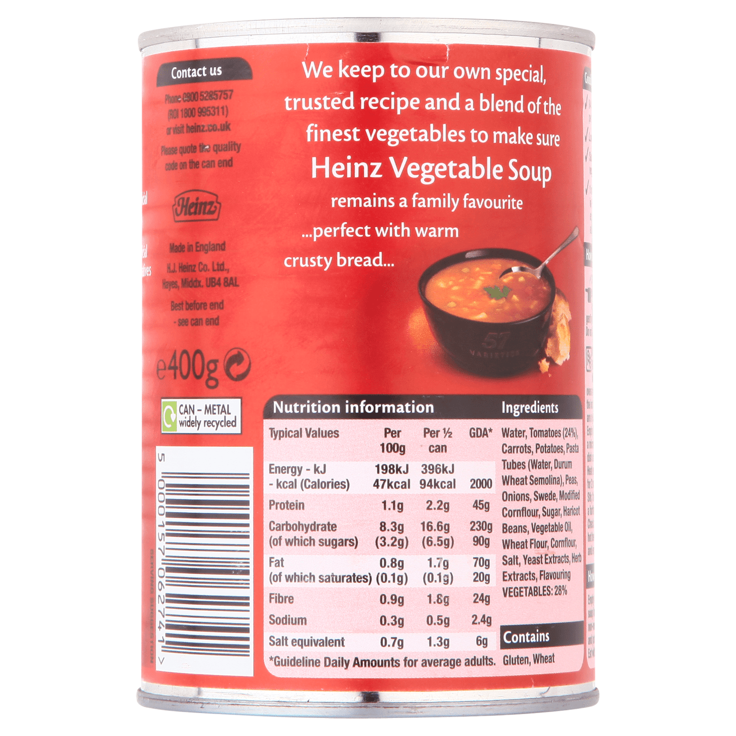 Heinz Classic Vegetable Soup 400g - UK Food & Drink - 5000157062741