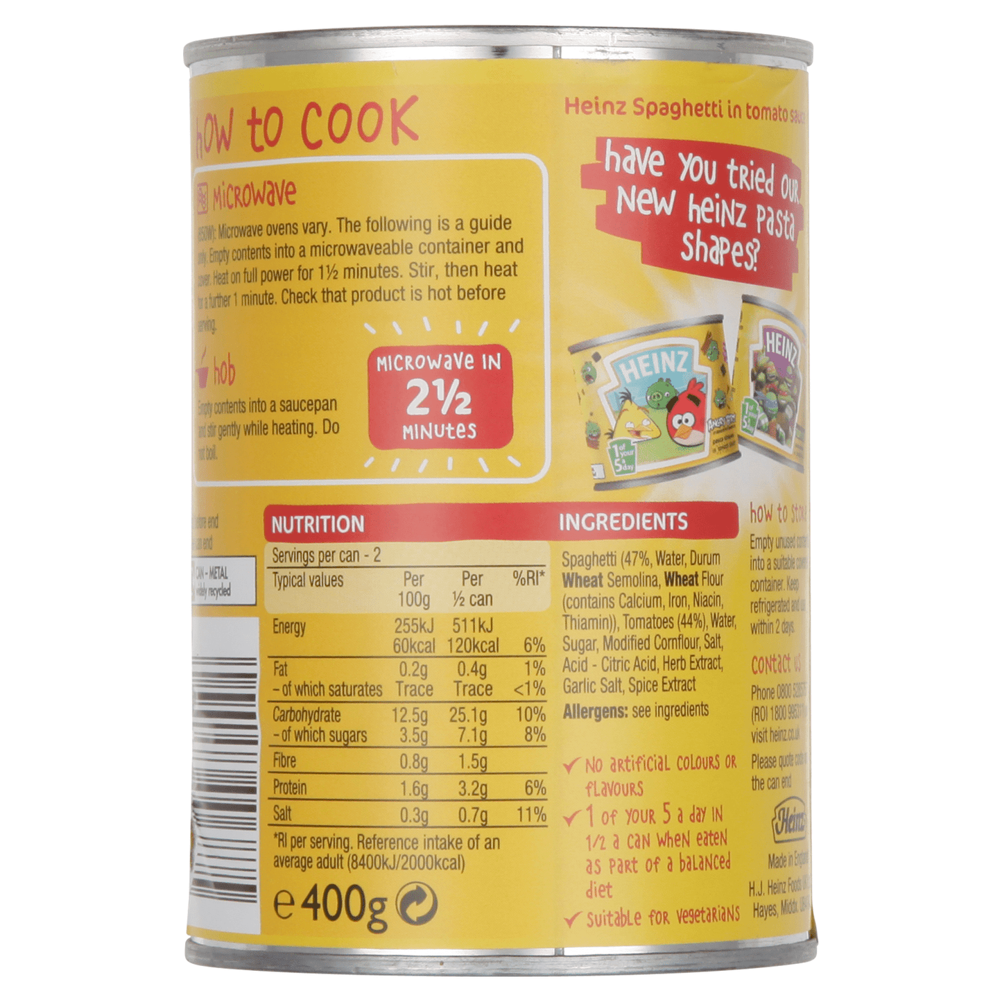 Heinz Spaghetti 400g - UK Food & Drink - 5000157006875