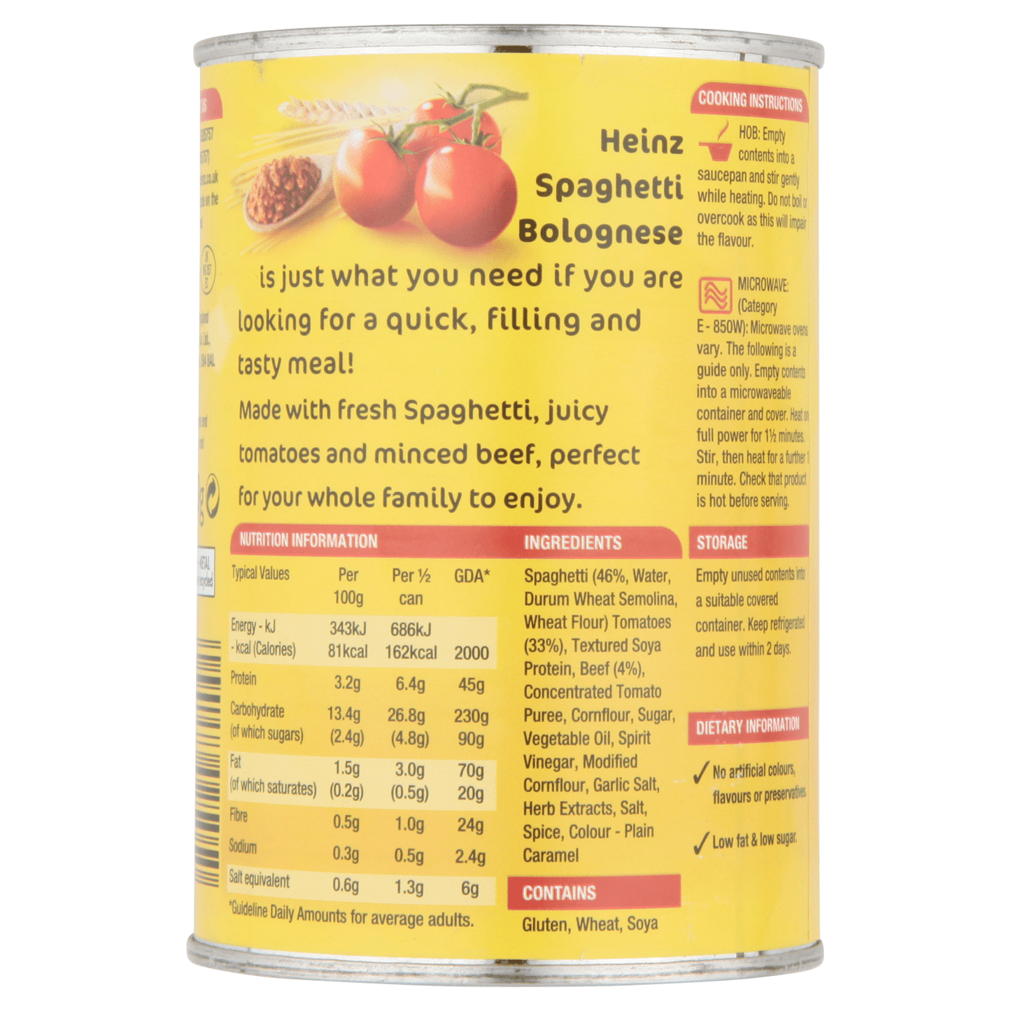 Heinz Spaghetti Bolognese 400g - UK Food & Drink - 5000157025050