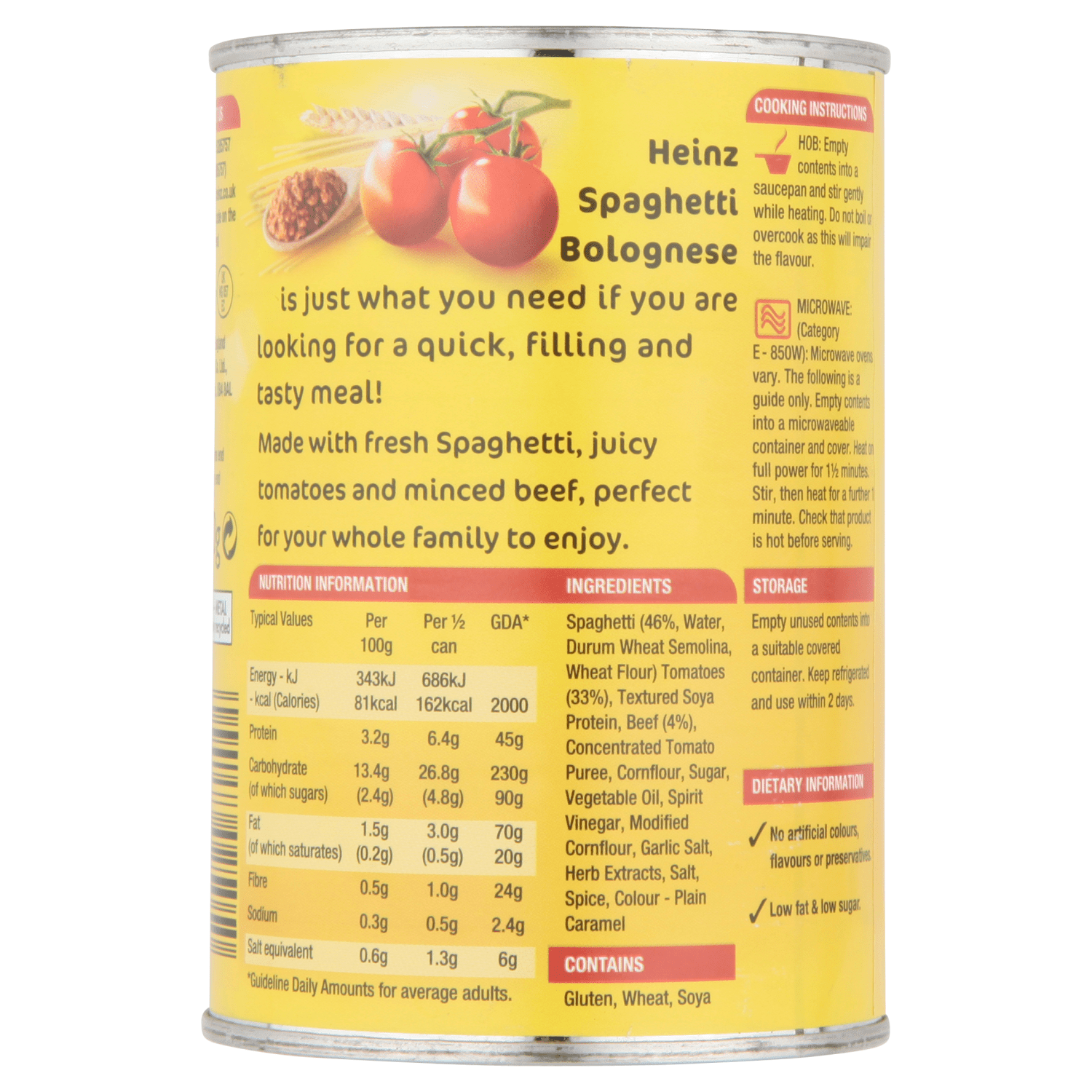 Heinz Spaghetti Bolognese 400g - UK Food & Drink - 5000157025050