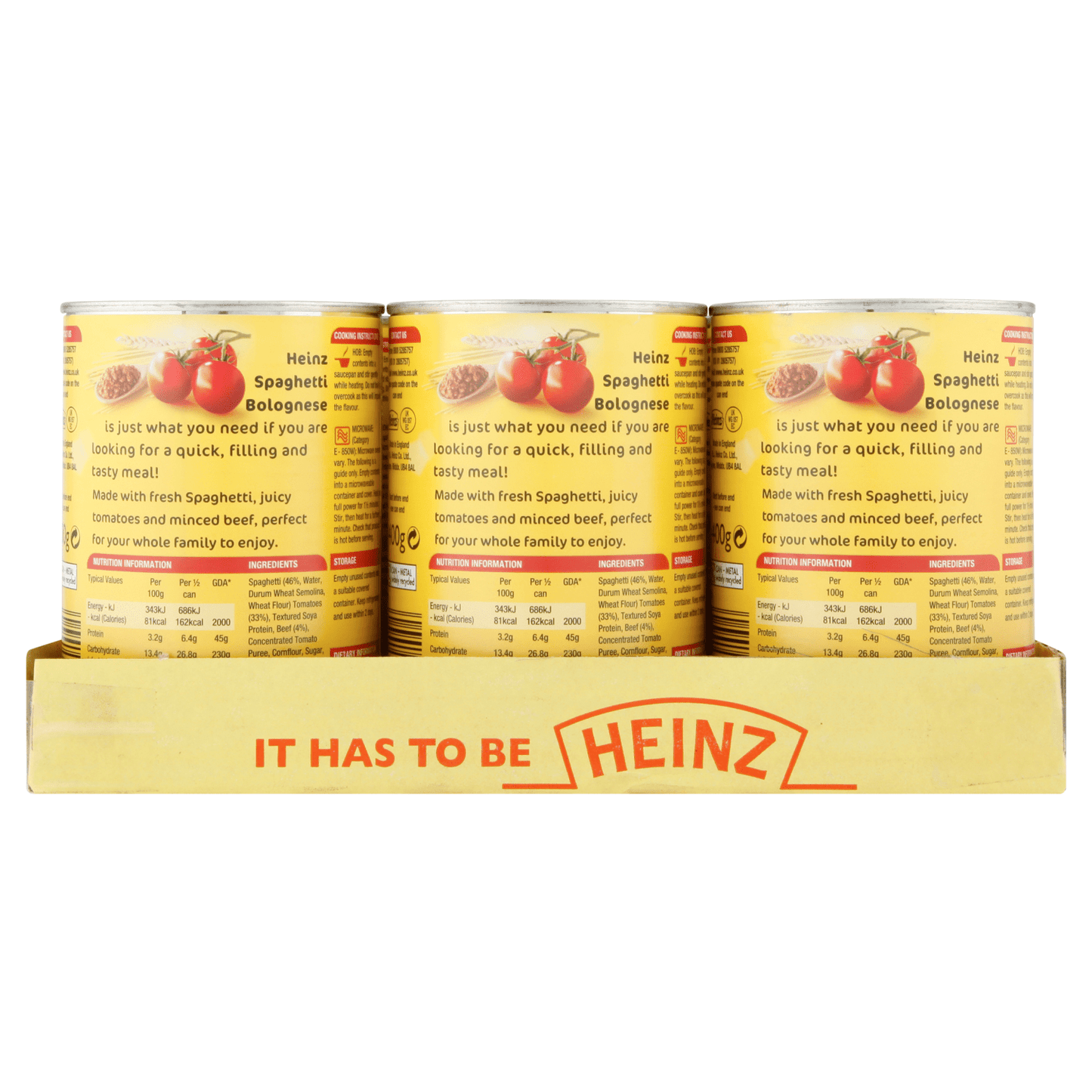 Heinz Spaghetti Bolognese 400g - UK Food & Drink - 5000157025050