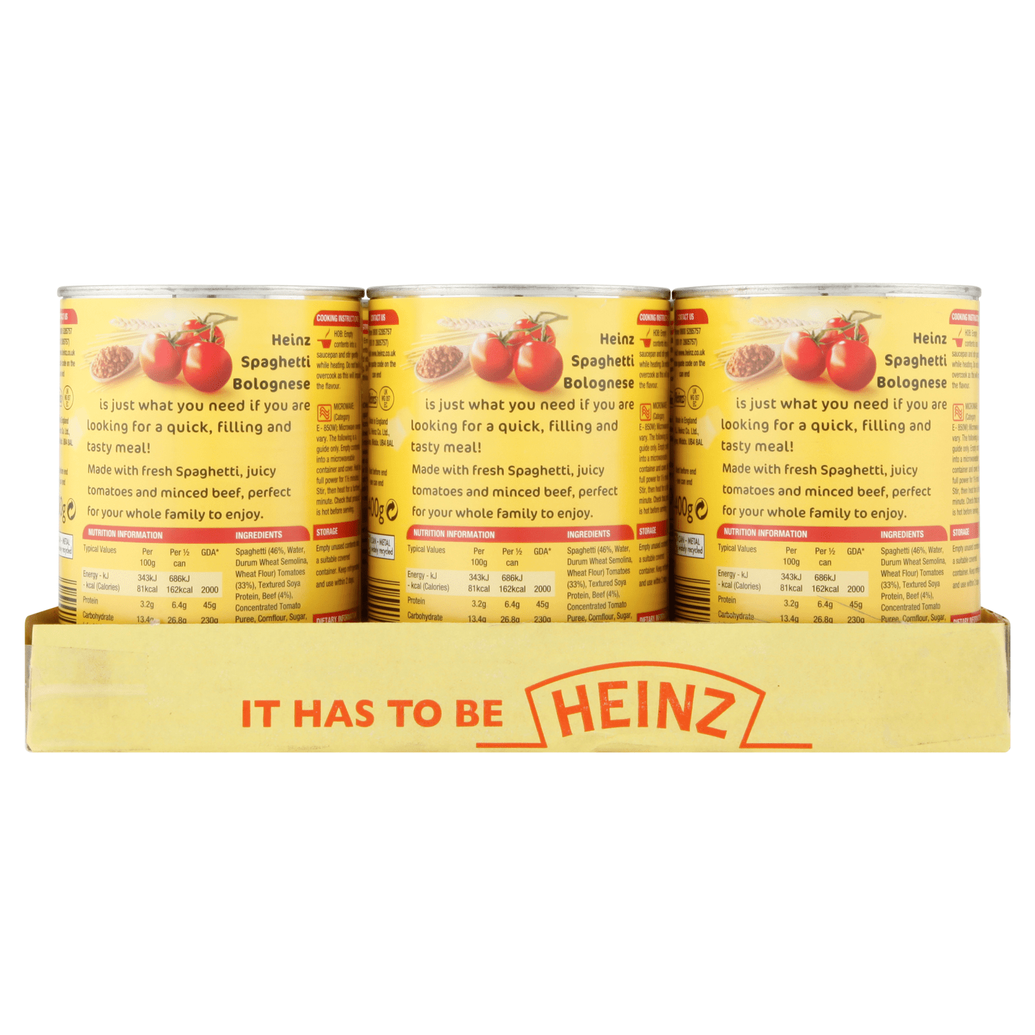 Heinz Spaghetti Bolognese 400g - UK Food & Drink - 5000157025050