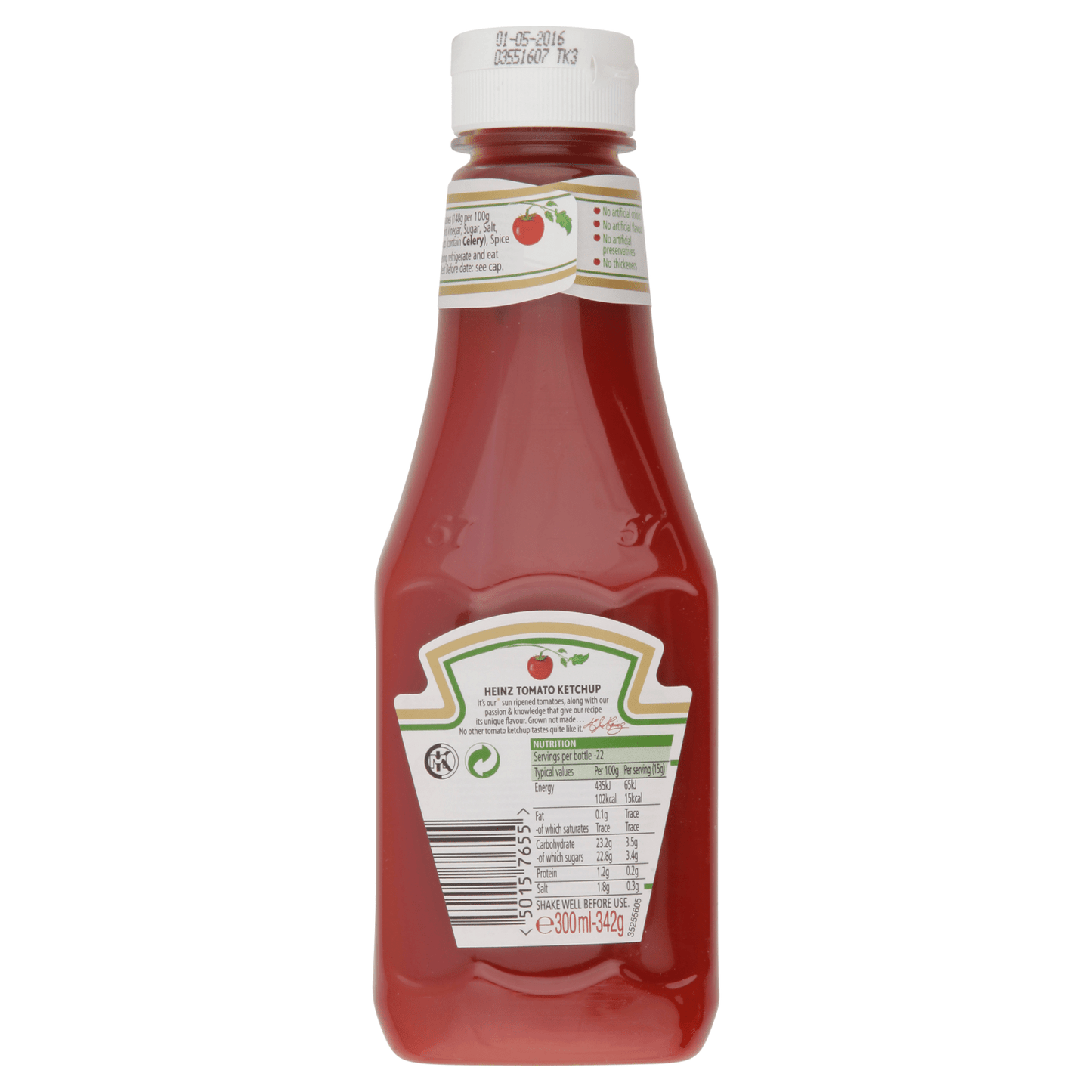 Heinz Tomato Ketchup Squeezy 342g - UK Food & Drink - 50157655