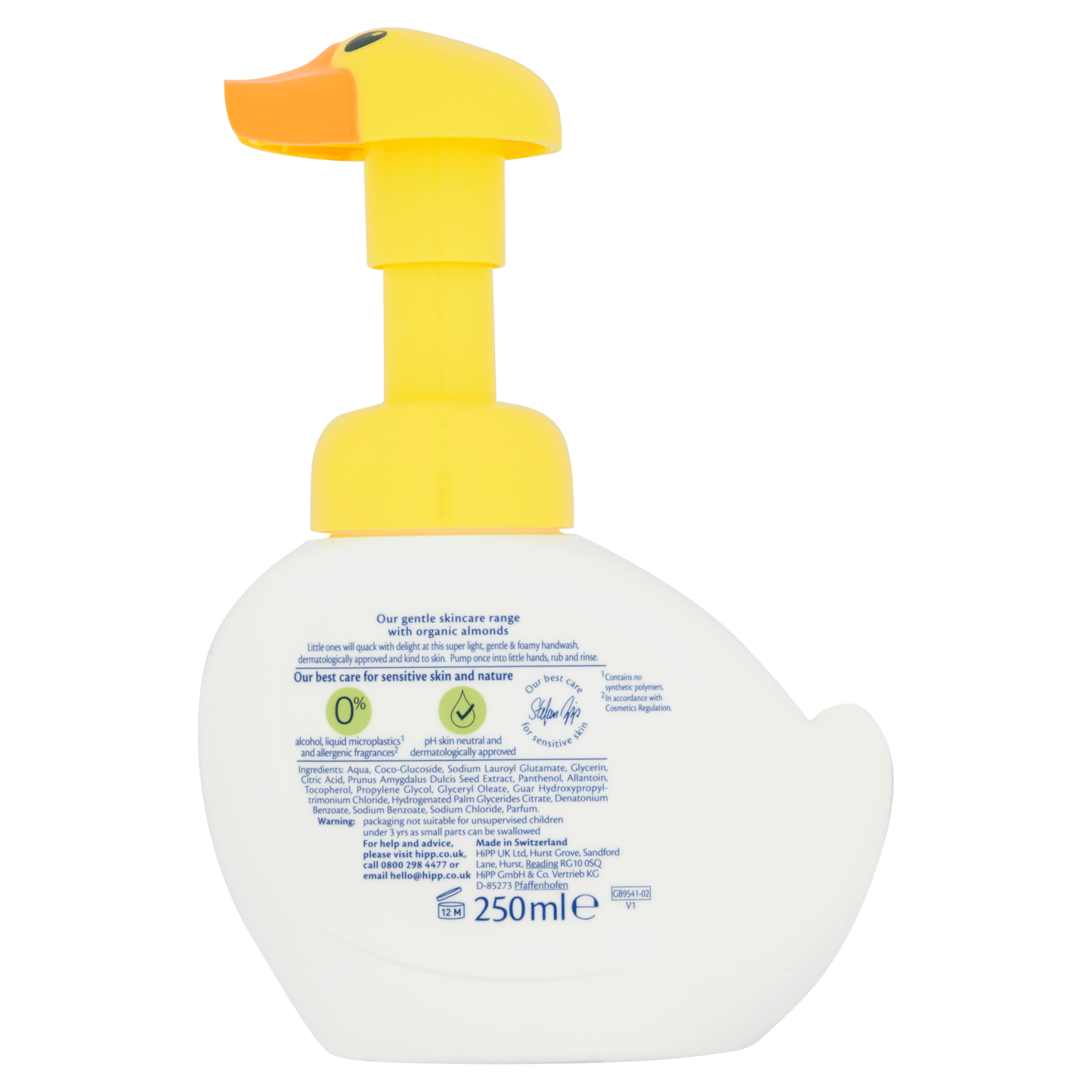 HiPP Kids Soft & Foamy Handwash Sensitive 250ml - UK Food & Drink - 40623757