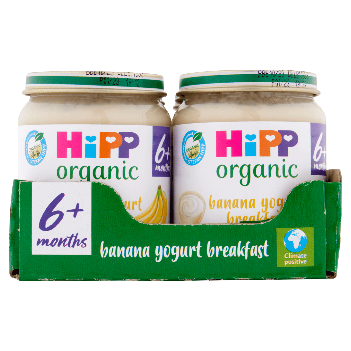 HiPP Organic Banana Yogurt Breakfast 6+ Months 125g - UK Food & Drink - 4062300026049
